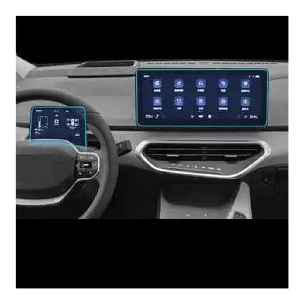 Displayschutzfolie Auto Navi Folie Für Geely Für Geometry C 2021-2023 GPS Navigation Bildschirm Gehärtetem Glas Schutz Film Auto Zubehör von CWDQYNLG