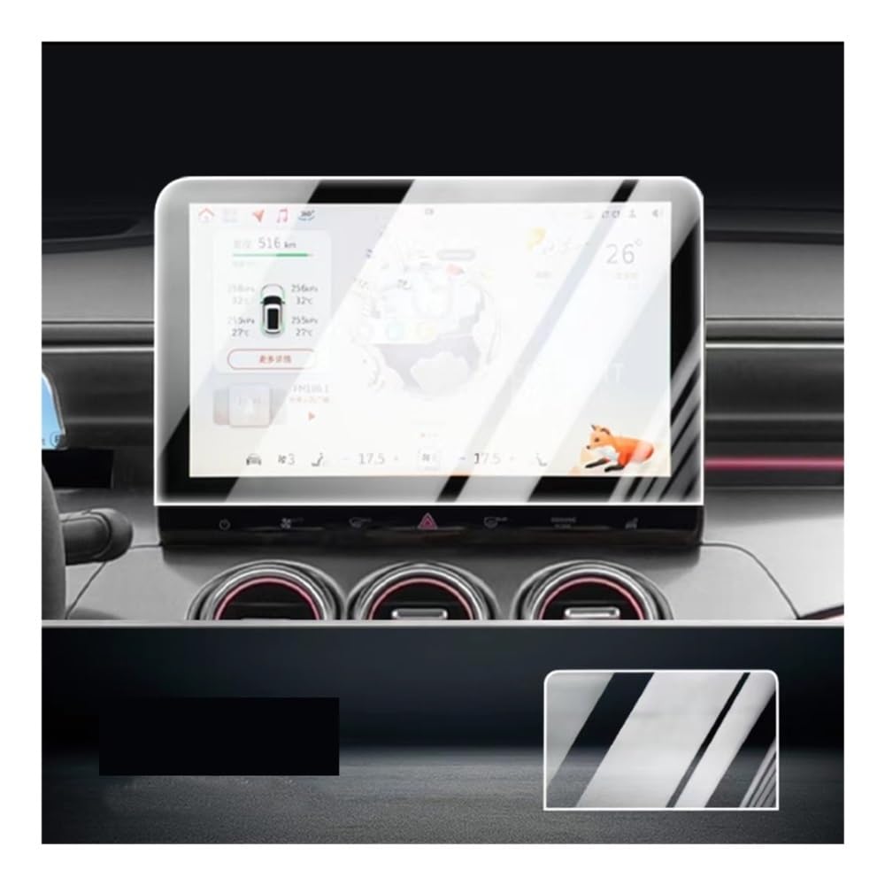 Displayschutzfolie Auto Navi Folie Für Smart #3 2023 GPS-Navigation Und Armaturenbrett, Zubehör Für Displayschutzfolie Aus Gehärtetem Glas von CWDQYNLG