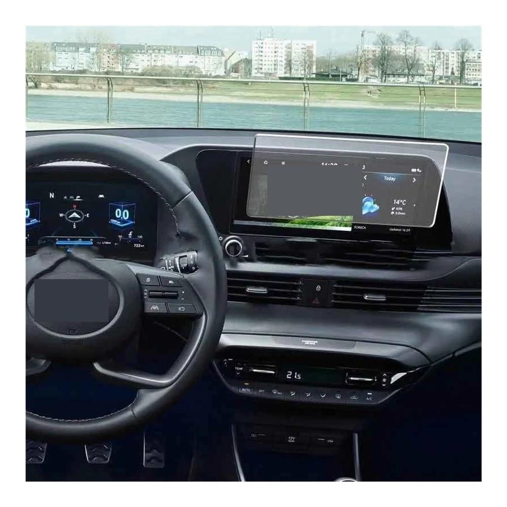 Displayschutzfolie Auto Navi Folie Schutzfolie Aus Gehärtetem Glas Für Bayon 2022 10,25 Zoll Autoradio GPS Navigationsbildschirmaufkleber von CWDQYNLG