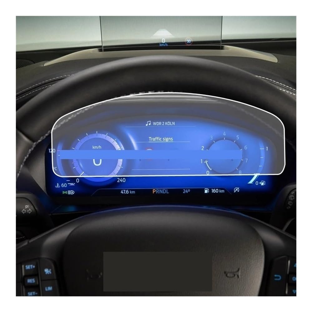 Displayschutzfolie Auto Navi Folie TPU-Displayschutzfolie Für Focus 2023, Auto-Instrumententafel-Schutz, Armaturenbrett-Center-Steuerung von CWDQYNLG