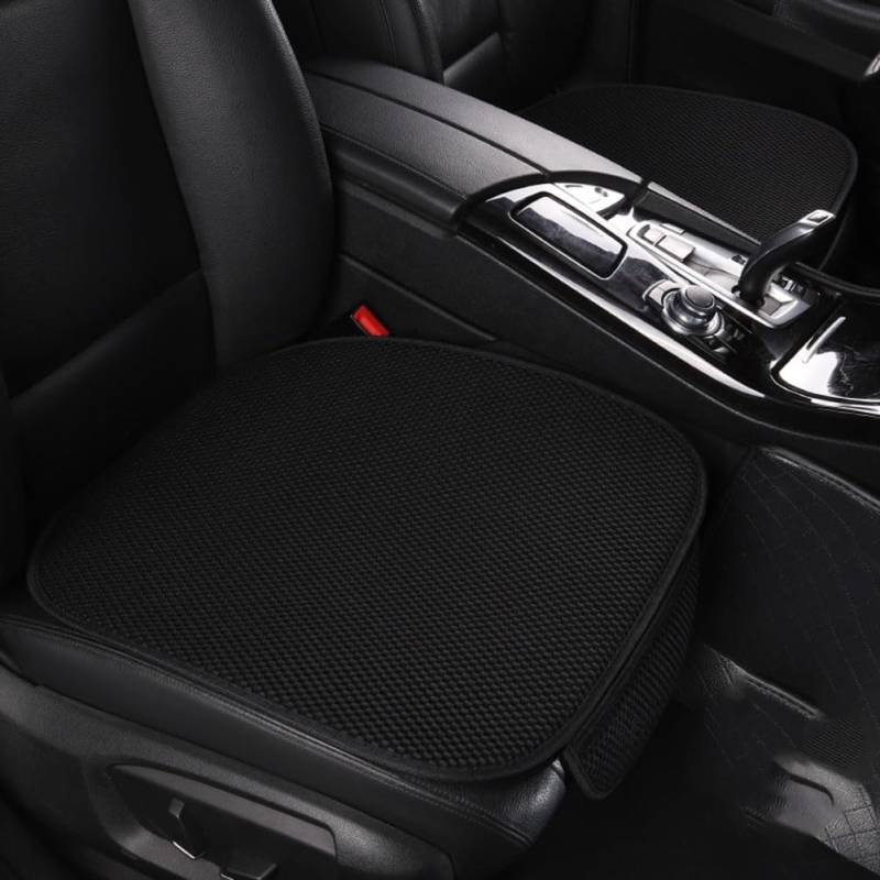 CWMBJD 3 Stück Sitzkissen Auto Sommer für Audi A7 Sportback (C8). Komfortabel Atmungsaktiv Schwitzen Verhindern Kühl im Sommer Anti Rutsch Autositzschoner,Black von CWMBJD
