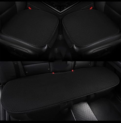 3 Stück Autositzkissen für Audi A1 Sportback (GB) 2018-,sitzkissen Sitzauflagen Sitzauflage Auto Sitzpolster Seat Cushion Car Seat Protector Auto Zubehör,Blac-k von CWMBM