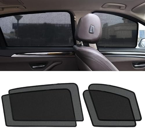 Autofenster Sonnenschutz für Land Rover Range Rover Sport 2013-2023,Sonnenschutz Auto Car Shades Sonnenschutz Fenster Auto Fenster Sonnenschutz Sonnenschutz für Seitenscheiben,4 Rear-window von CWMBM