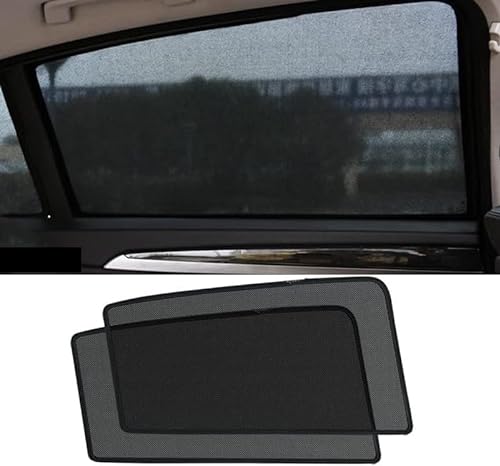 Autofenster Sonnenschutz für Mercedes-Benz EQA (H243) 2023-,Sonnenschutz Auto Car Shades Sonnenschutz Fenster Auto Fenster Sonnenschutz Sonnenschutz für Seitenscheiben,2 Rear-Window von CWMBM