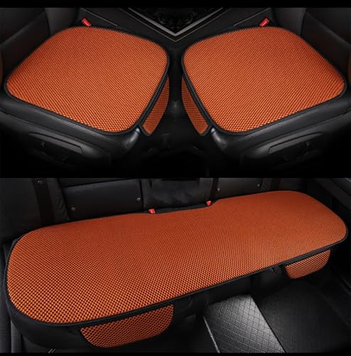 CWMBM 3 Stück Autositzkissen für Ford Mustang VI 2017-2023,sitzkissen Sitzauflagen Sitzauflage Auto Sitzpolster Seat Cushion Car Seat Protector Auto Zubehör,Brow-n von CWMBM