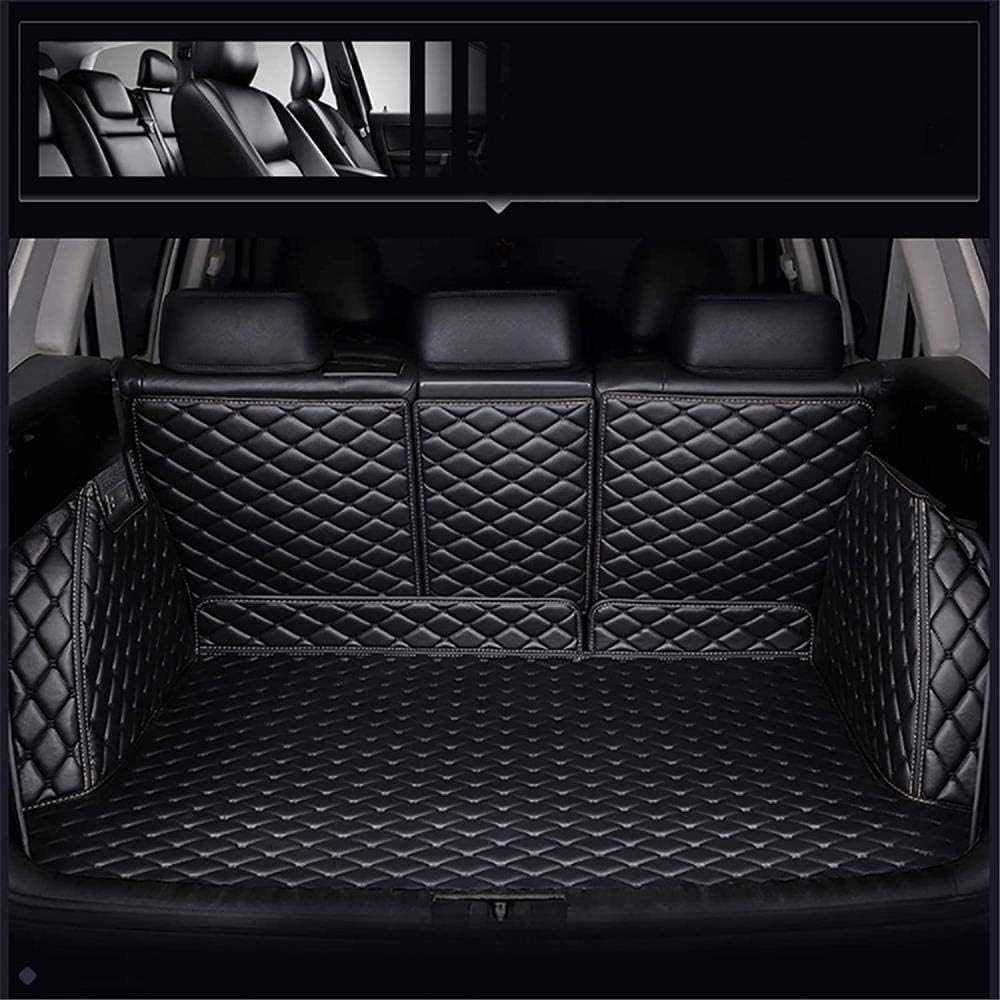 Auto Kofferraummatte für Hyundai Tucson NX4 2021-2023, Vollständige Abdeckung Leder Anti-Scratch Anti-Slip Kofferraum Schutz Kofferraum Abdeckung Auto Innen Zubehör,Black von CWMMS