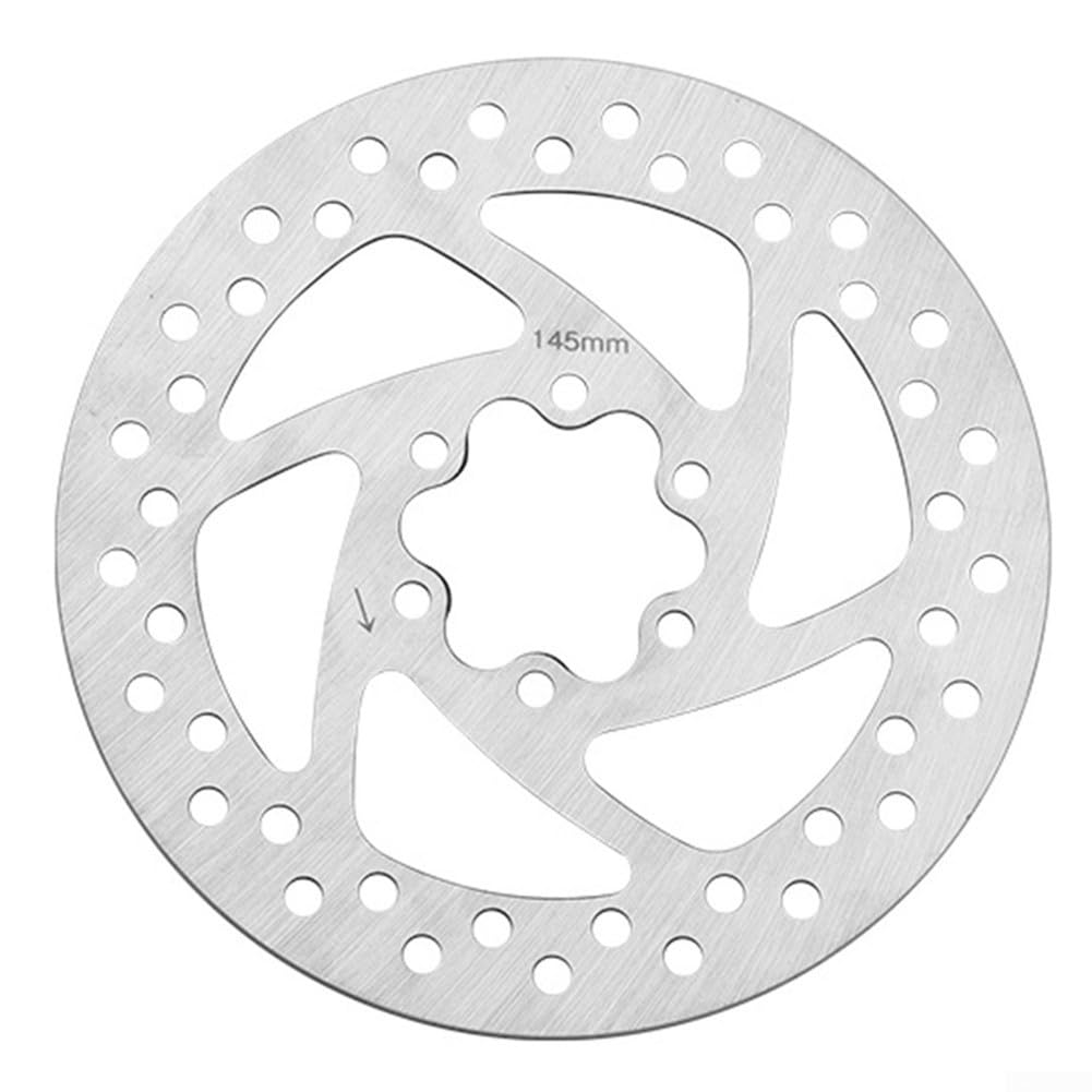 140 mm Bremsscheibe für Elektroroller F20 F30, Fahrrad-Scheibenbremsbeläge, 6-Loch-Montage, Edelstahl-Ersatzteil, Zubehör (120 mm) von CWOQOCW