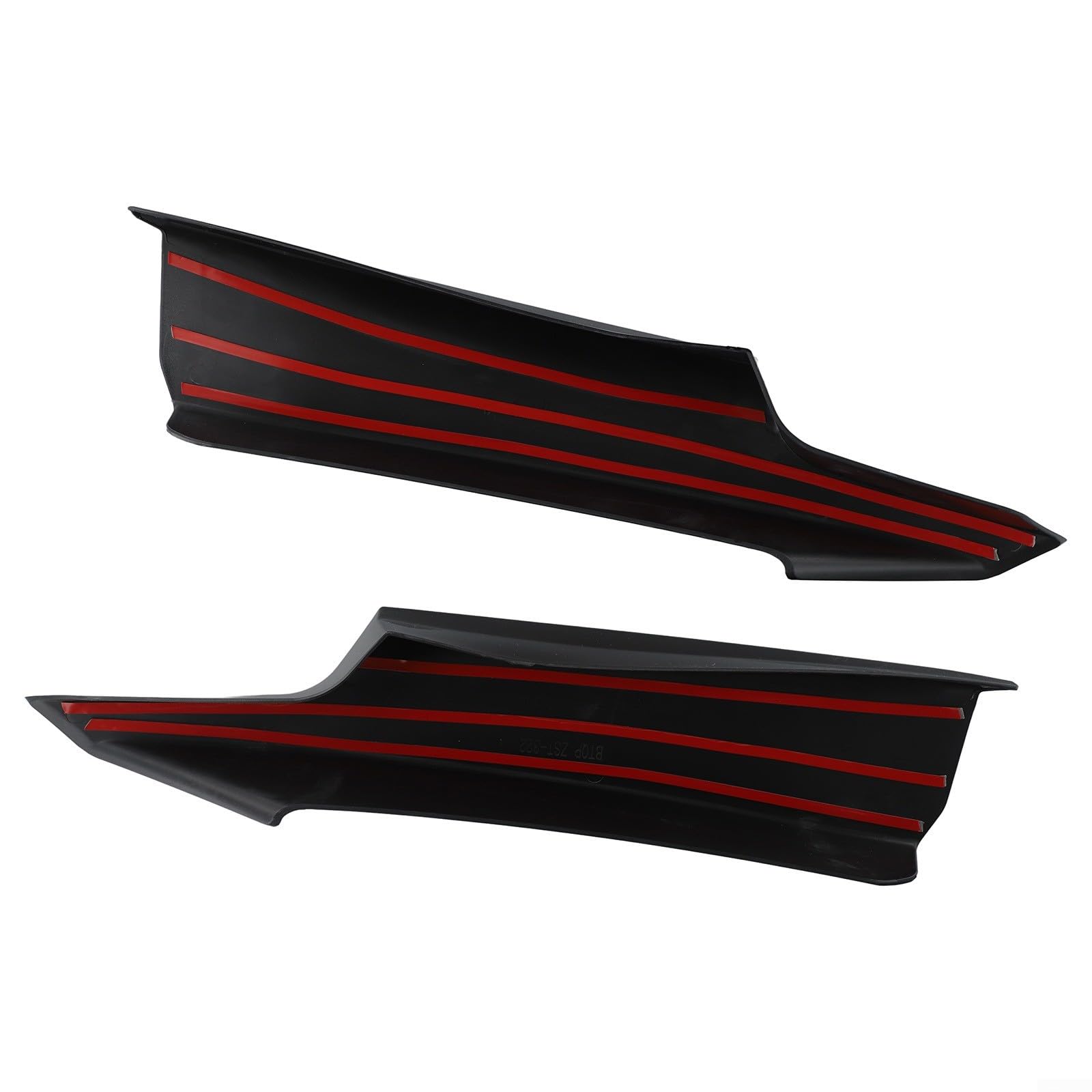 3er Serie F30 M Sport Frontstoßstange Lippe Spoiler Splitter Carbon Look Kunststoff für 320i 325i 2013 bis 2019 Einfache Installation Keine Änderung (Schwarz) von CWOQOCW