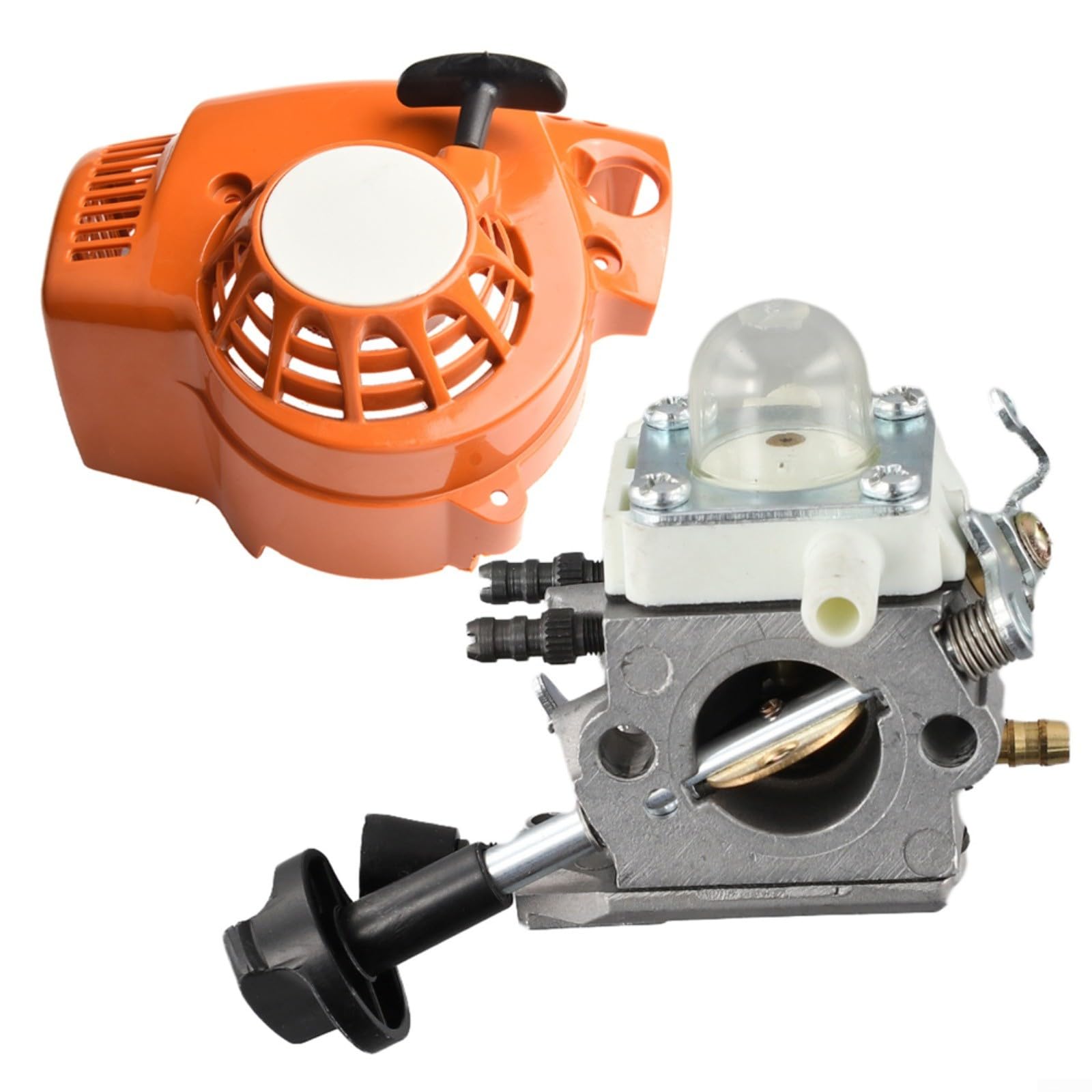 CWOQOCW Laubbläser Vakuum Vergaser Recoil Starter Ersatzset Kompatibel mit BG56 BG86 SH56 SH86 OEM 4241-080-2106 von CWOQOCW