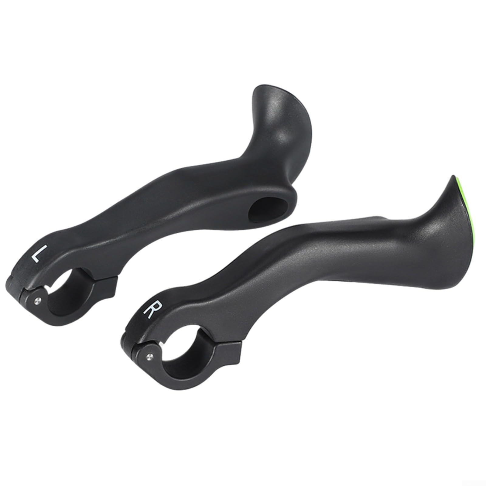 CWOQOCW Mountainbike-Lenkerverlängerung, Fahrradlenkerenden, ergonomische Nylon-Lenkerenden, Nachtsichtbar, Fahrradlenker-Zubehör, 22,2 mm von CWOQOCW