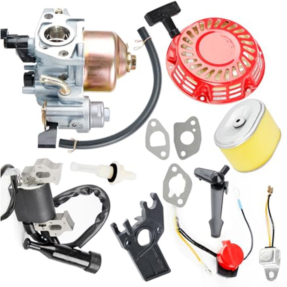 CWOQOCW Vergaser-Kit für Honda GX140, GX160, GX168, GX200, 5 PS, 5,5 PS, 6,5 PS, Rasenmäher, Ersatzteile von CWOQOCW