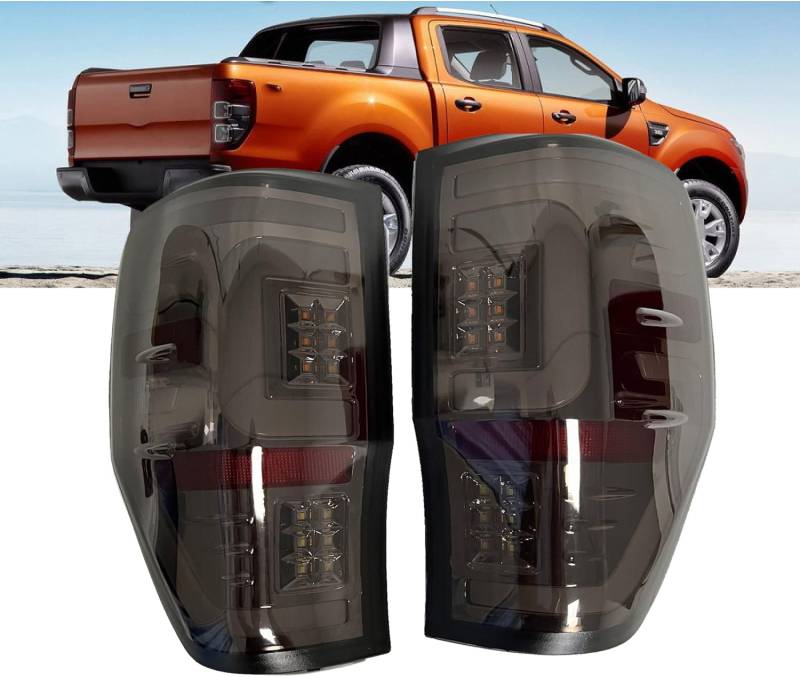 Für Ford R-anger PX T6 MK1 MK2 WildTrak XLT XL XLS links rechts geräucherte Rücklichter Lampe Auto Rücklichter von CWTSDSG