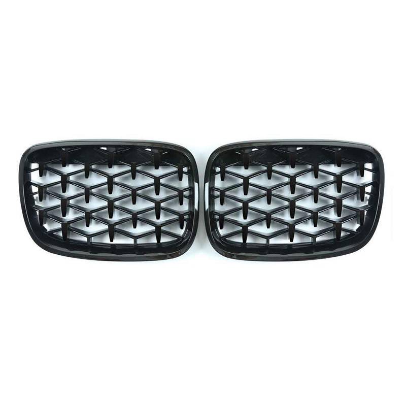 Ein Paar Diamond Grills Meteor Style Ersatzgrill Auto Frontstoßstange Grill. Für B=M=W E70 E71 E72 X5 X6 2007-2013 von CWTSDSG