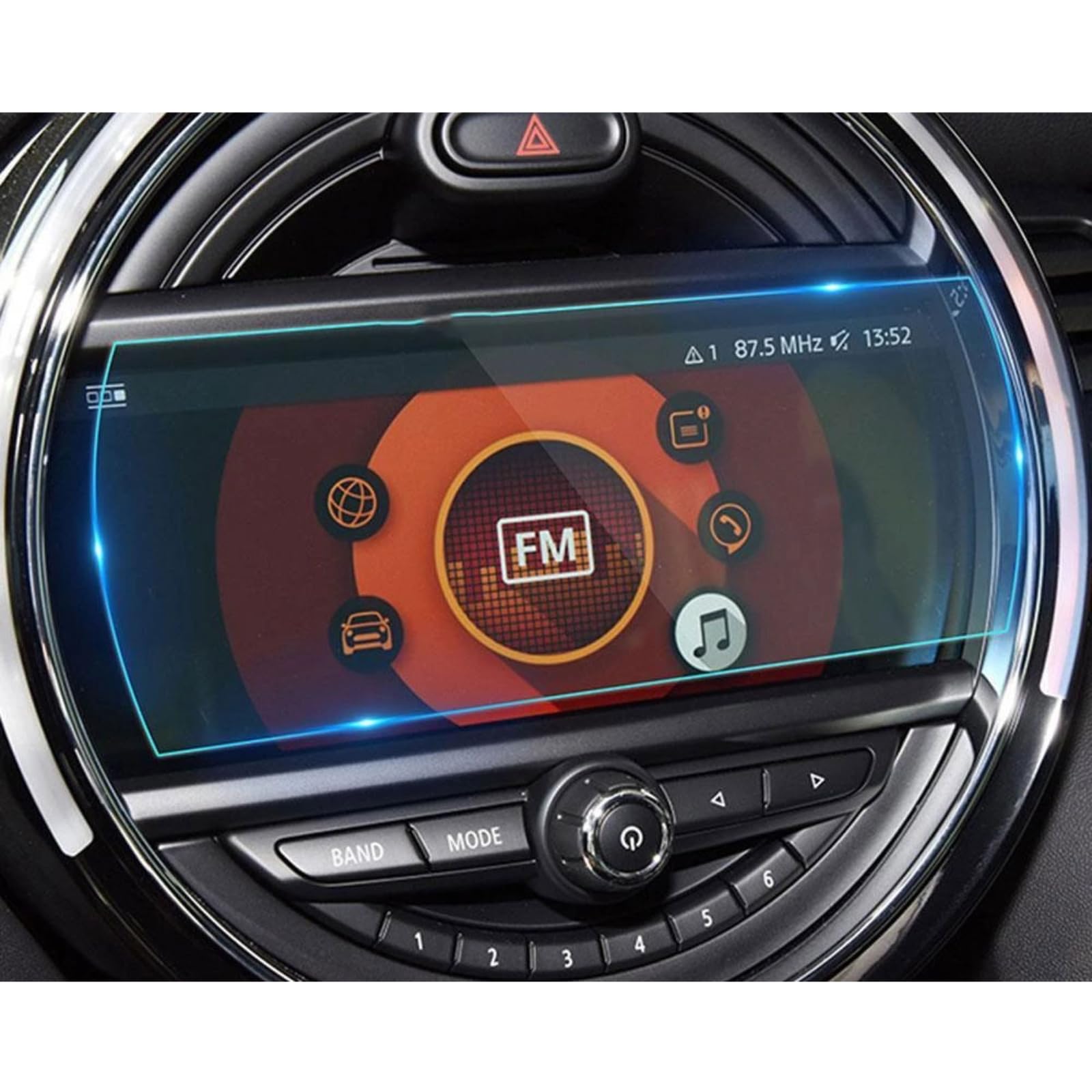 Auto GPS Navigation gehärtetes Glas Schutzfolie LCD-Bildschirm (8,8 Zoll 208C92mm) Für Mini, Für Cooper F54 F55 F56 F57 F60 Countryman 2017 2018 2019-2022 von CWYINP