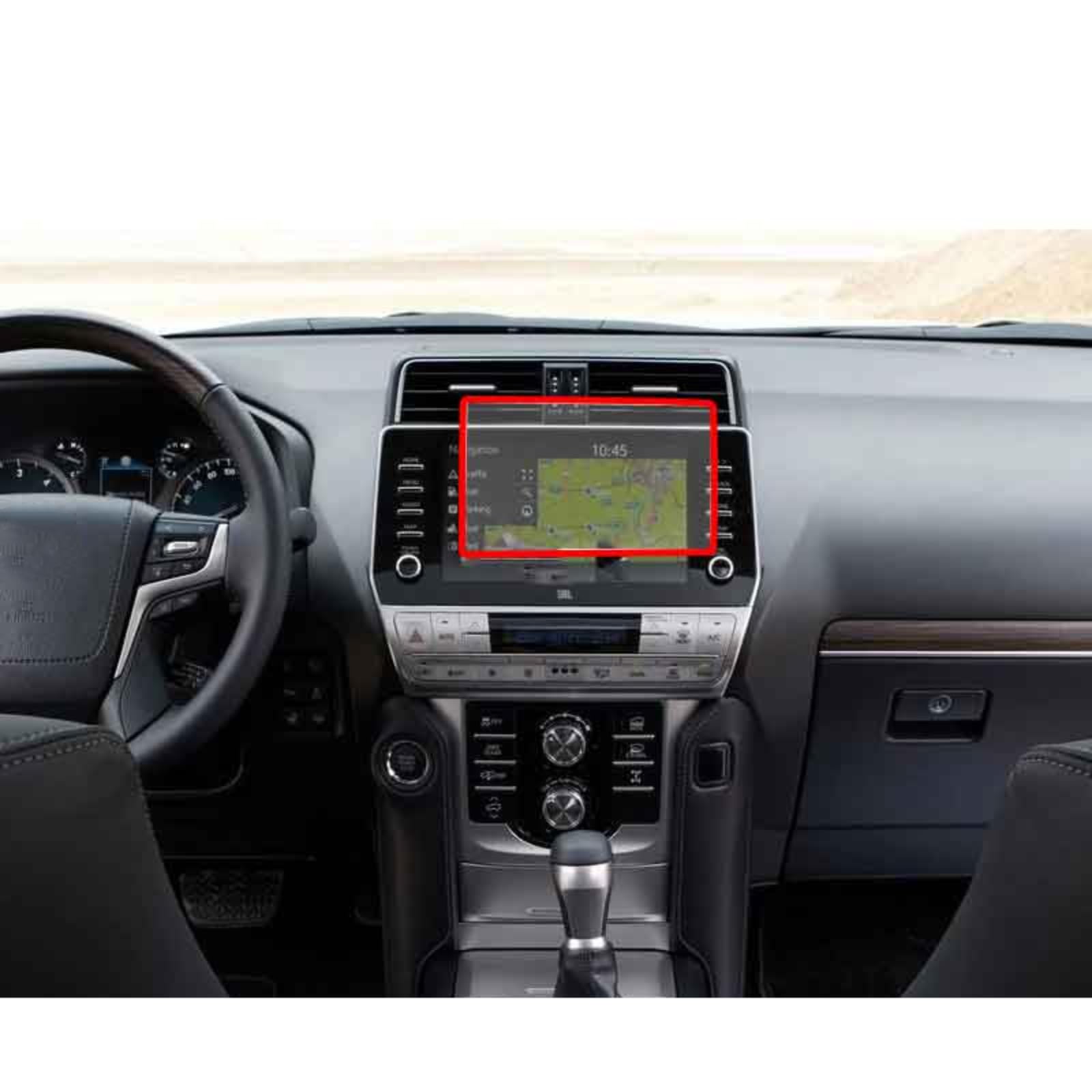 CWYINP 9 Zoll Auto Navigation gehärtetes Glas Displayschutzfolie Auto Innenaufkleber Zubehör Für Toyota, für Land Cruiser Prado 2021 von CWYINP