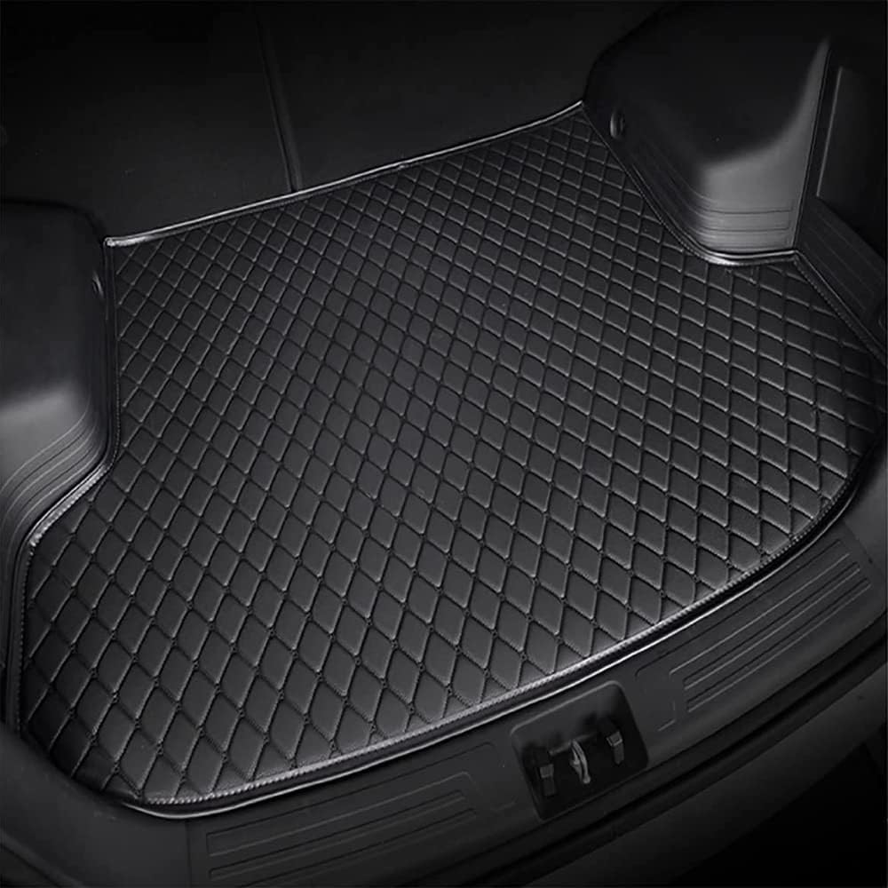 Kofferraummatten für Audi TT Coupe (8S) 2018-2023, Leder-Kofferraummatten-Schutzpolster wasserdicht Kratzfest rutschfest Autozubehör,Black von CWYLF