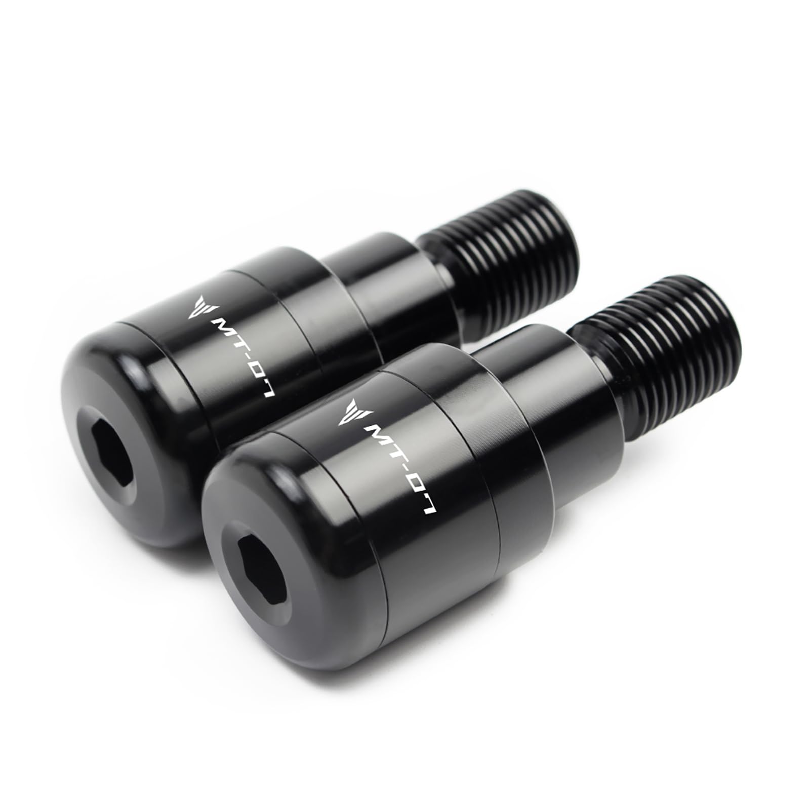 CXEPI 22mm 7/8'' Universal Motorrad Lenkerenden - 2Pcs CNC Aluminium Lenkergewicht Balance Stecker, Anti Vibration per MT-07 MT07 MT 07 2014-2023 von CXEPI