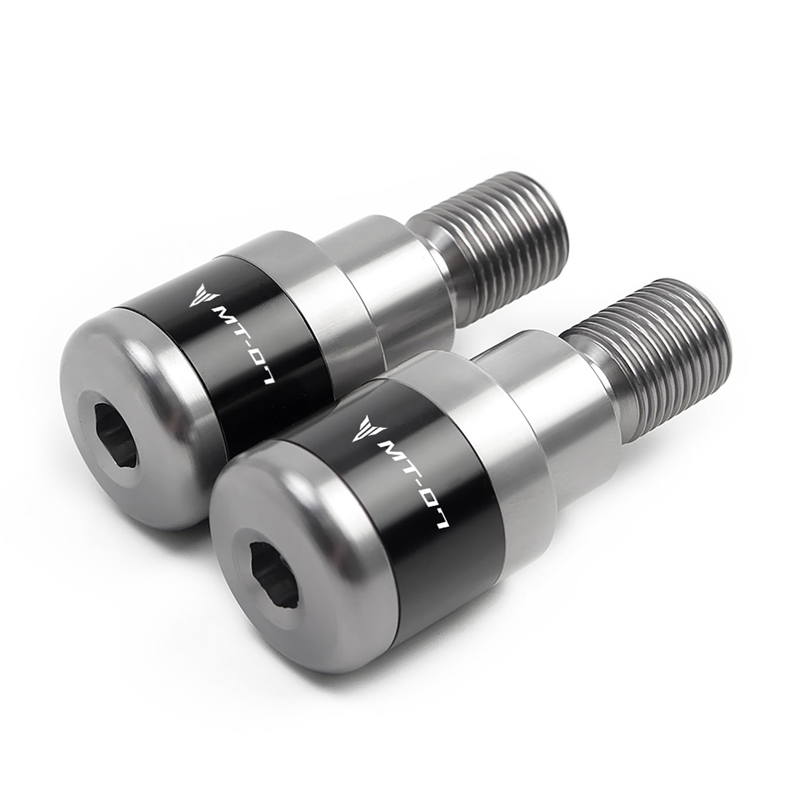 CXEPI 22mm 7/8'' Universal Motorrad Lenkerenden - 2Pcs CNC Aluminium Lenkergewicht Balance Stecker, Anti Vibration per MT-07 MT07 MT 07 2014-2023 von CXEPI