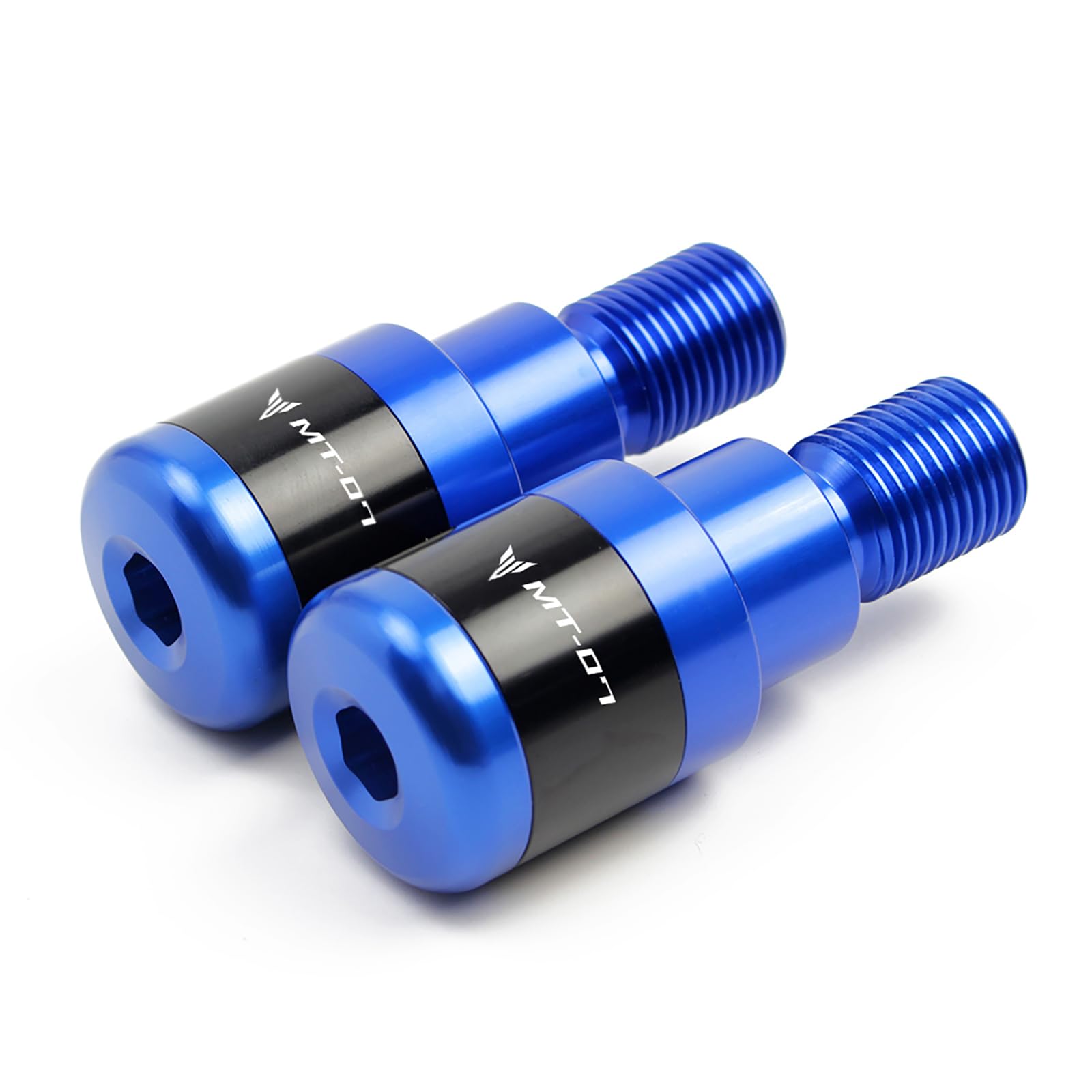 CXEPI 22mm 7/8'' Universal Motorrad Lenkerenden - 2Pcs CNC Aluminium Lenkergewicht Balance Stecker, Anti Vibration per MT-07 MT07 MT 07 2014-2023 von CXEPI