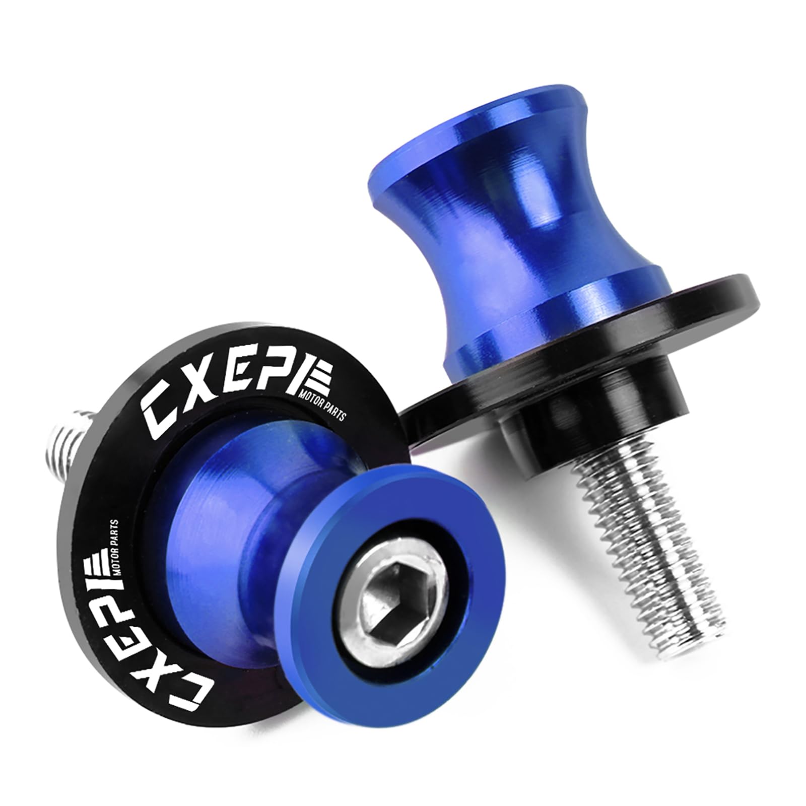 CXEPI Bobbins Motorrad Prismabuchsen M6 Schwingenadapter Schwenkarmspule Ständeraufnahme Schwingenschutz für TRK 702X 702 TRK 502X 502 TRK 251 TNT 300 600 Leoncino 500 TRK702X TRK702 von CXEPI