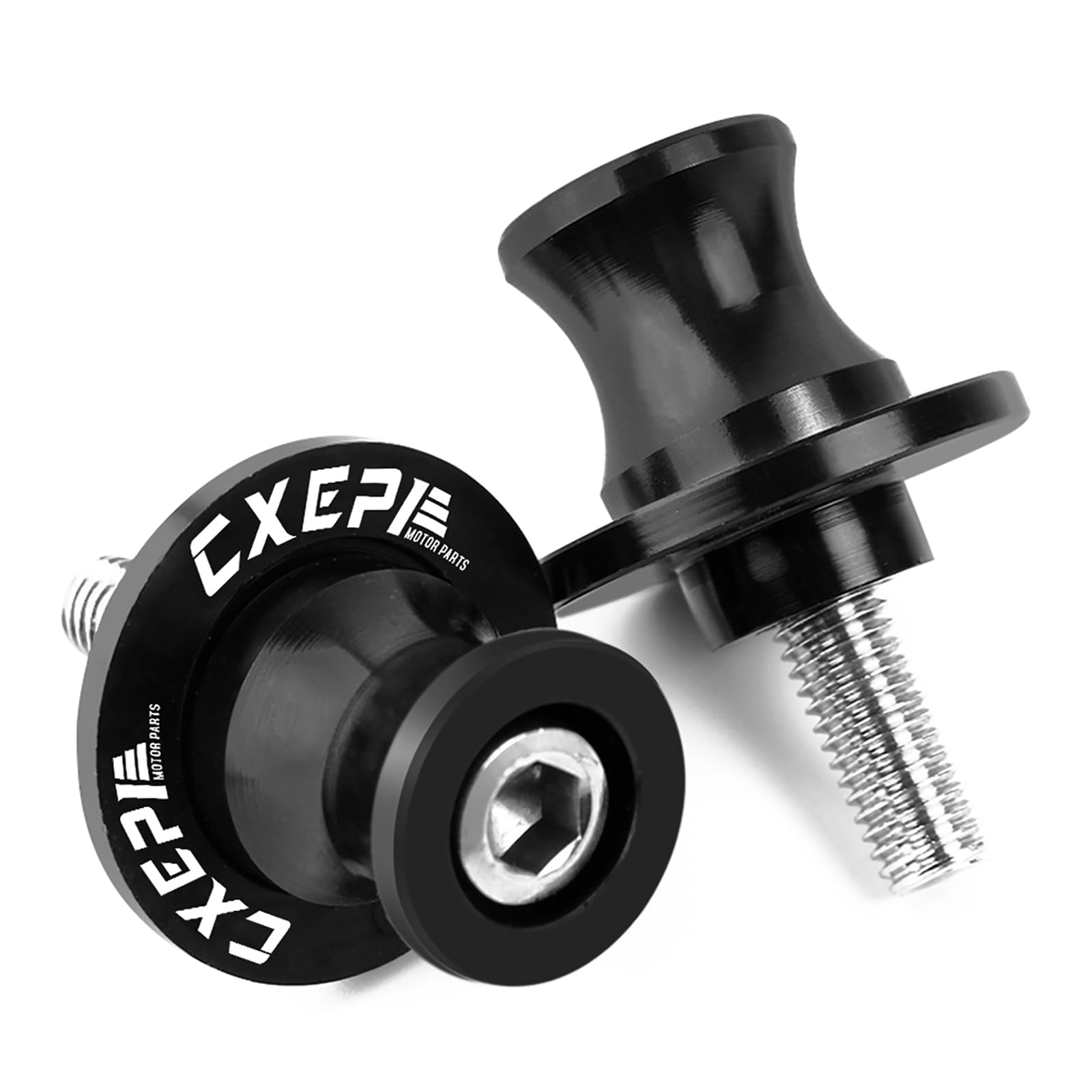 CXEPI Bobbins Motorrad Prismabuchsen M6 Schwingenadapter Schwenkarmspule Ständeraufnahme Schwingenschutz für TRK 702X 702 TRK 502X 502 TRK 251 TNT 300 600 Leoncino 500 TRK702X TRK702 von CXEPI