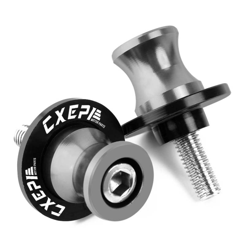 CXEPI M8 8mm Schwingenschutz Schwingenadapter Ständer Bobbins Spool für Daytona 600 650 675 955i Scrambler 1200 XC Speed Four Speed Triple R Speed Twin 1200 Sprint GT RS Trident 660 TT600 von CXEPI