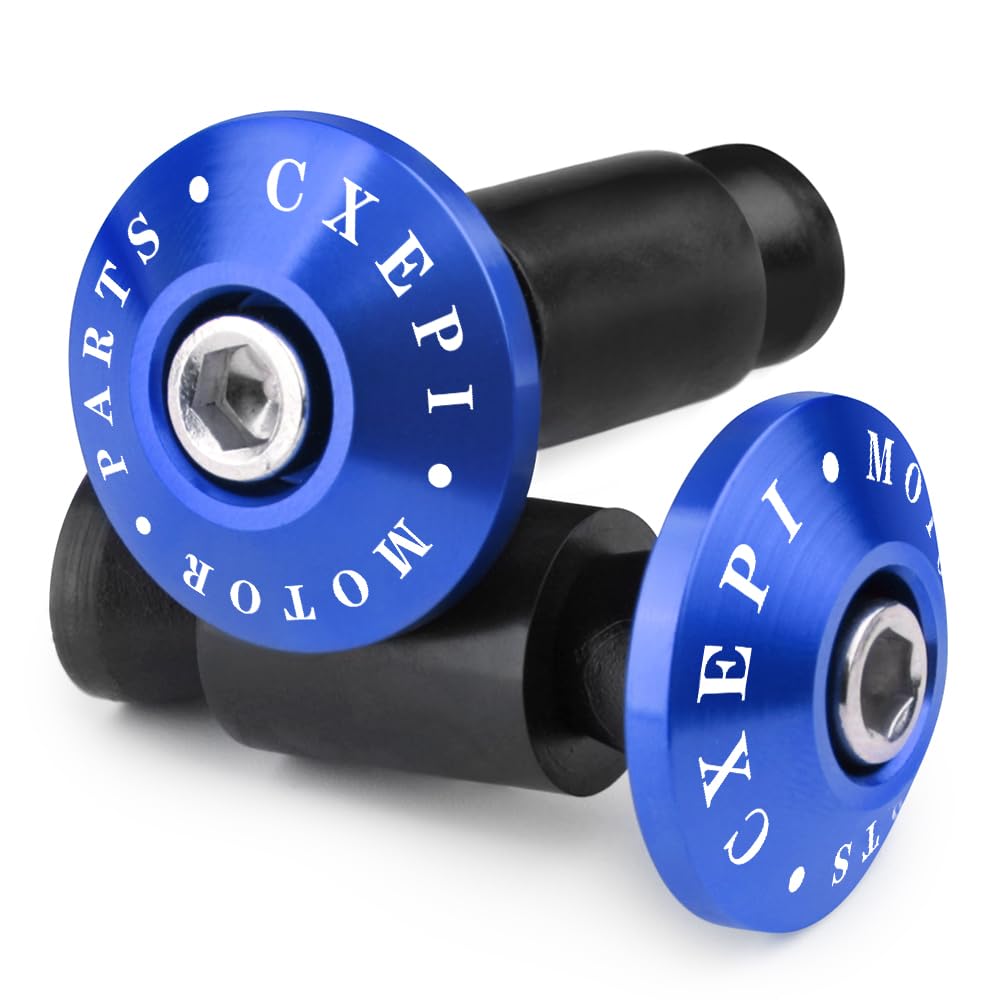 CXEPI Motorrad Lenkerenden,Lenkerendstecker Ø22mm (7/8") Zoll Motorrad Lenkerende Schieberkappen,Universal von CXEPI