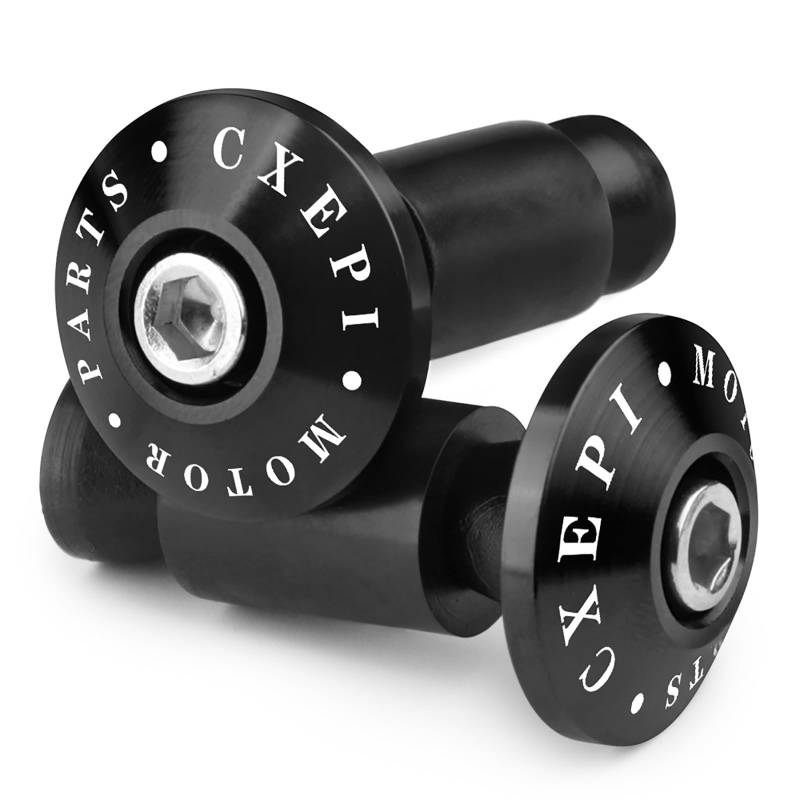 CXEPI Motorrad Lenkerenden,Lenkerendstecker Ø22mm (7/8") Zoll Motorrad Lenkerende Schieberkappen,Universal von CXEPI