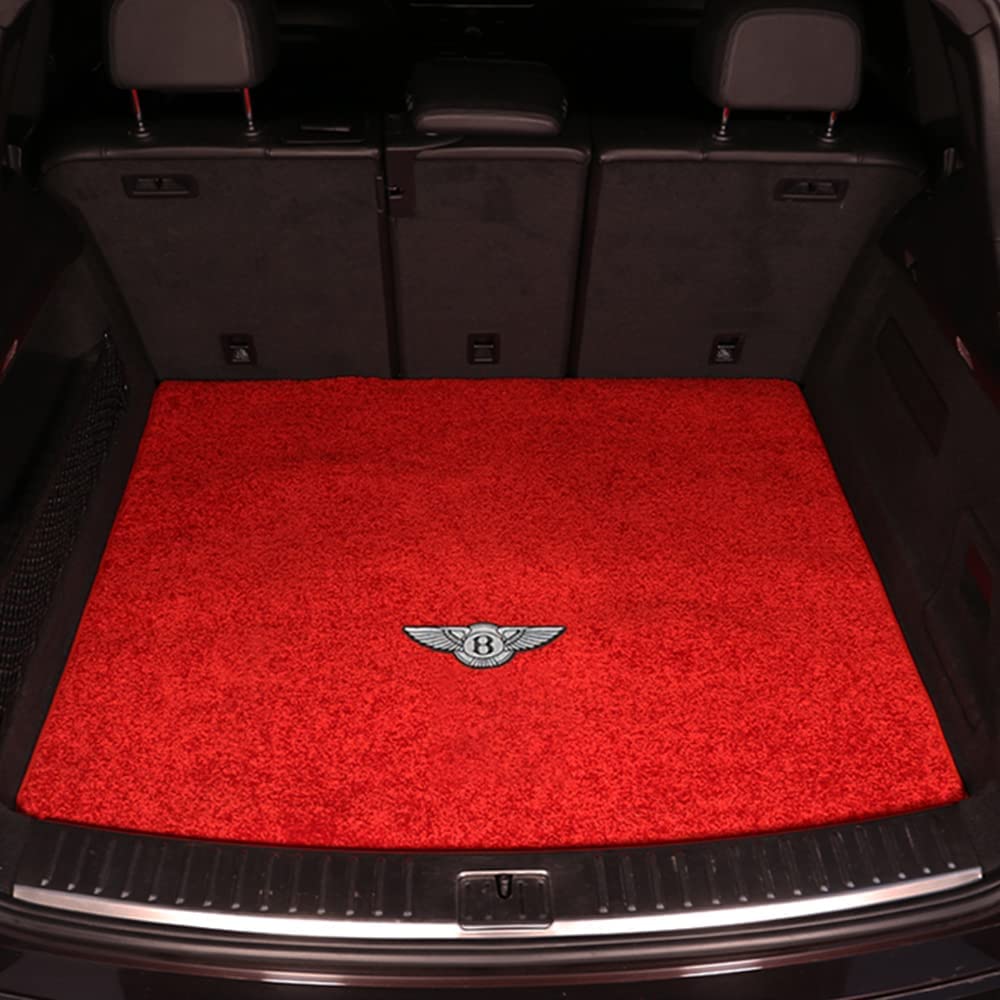 Kofferraummatte für Bentley Continental Flying Spur Speed 2005 2006 2007 2008 2009 2010 2011 2012 2013 wasserdichte Kofferraumwanne Aufbewahrungsmatte Kofferraumschutzmatten,B von CXFFB