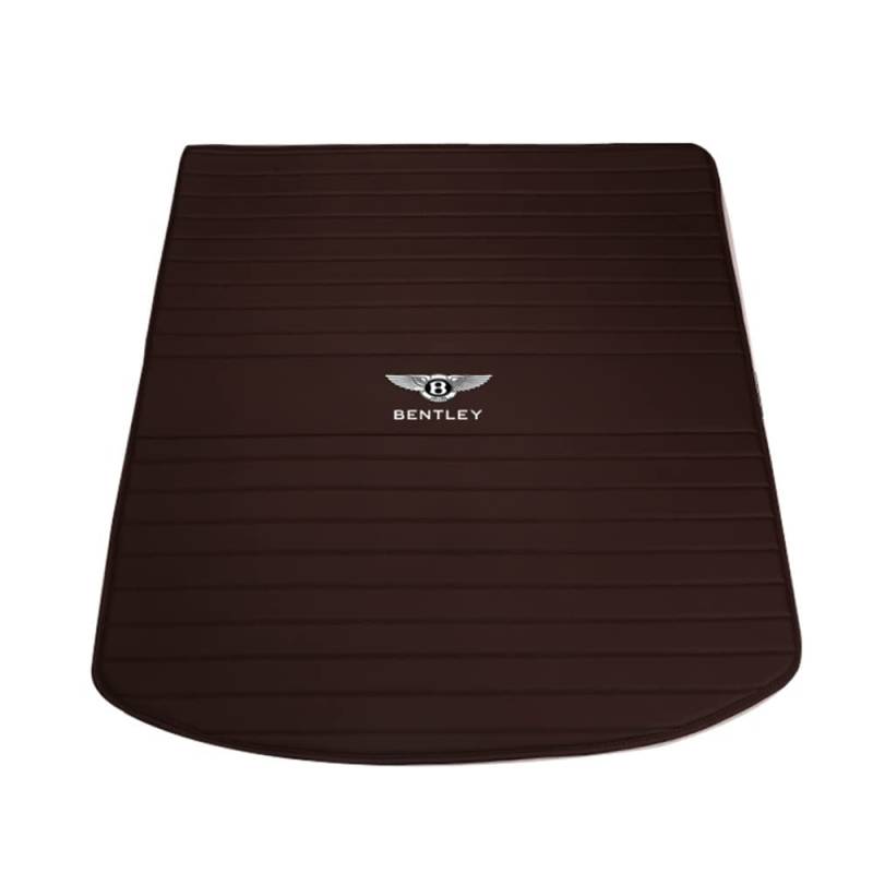 Maßgeschneiderte Kofferraummatte aus Leder für Bentley Continental Flying Spur Speed 2005-2013 rutschfeste wasserdichte Kofferraumwanne Schutzmatte Interieur Zubehör,D von CXFFB