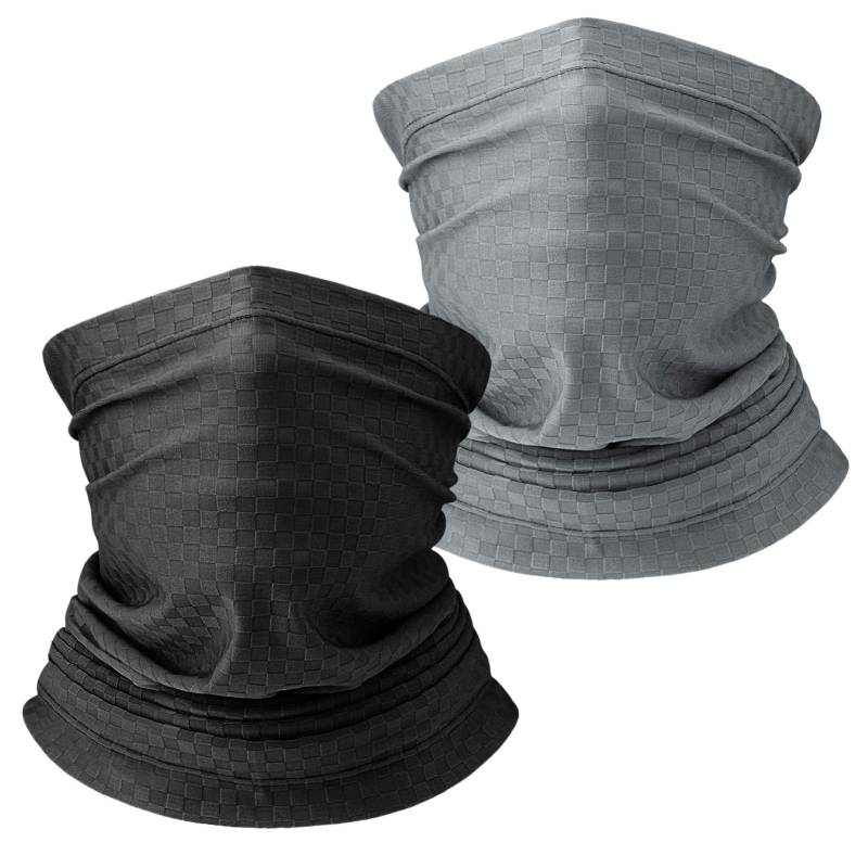 CXG Schlauchschal Herren Damen Bandana [UV-Beständig/Atmungsaktiv/Ultradünn] Loop-Schal Schlauchtuch Nackenwärmer Motorradschal Vielseitig Elastisch für Laufen Radfahren Klettern Motorradfahren von CXG