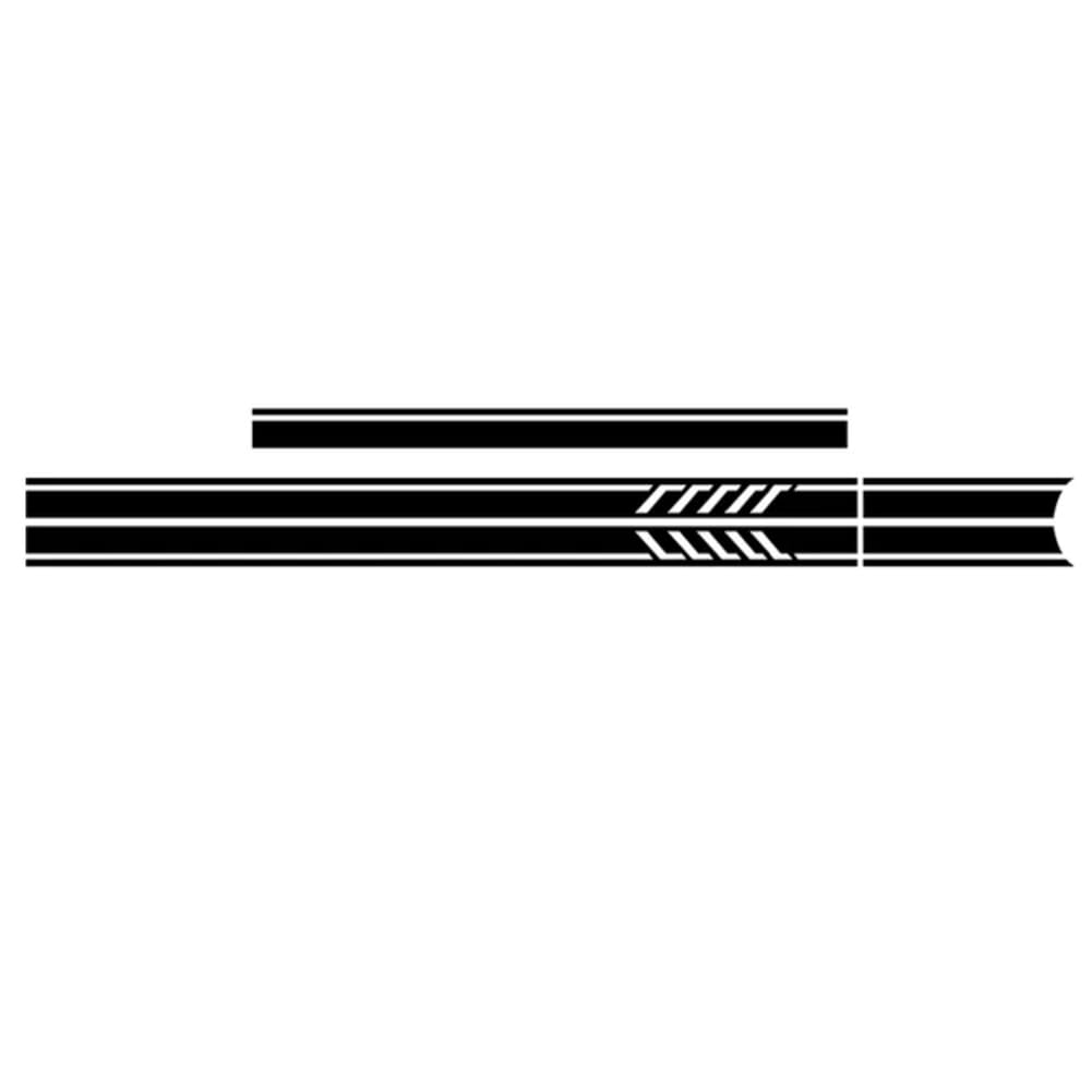 3-teiliges Edition 1-Autohaubenaufkleber-Seitenstreifen-Rockaufkleber, für M=ercedes B=ENZ A-Klasse W177 V177 A35 A45 A45S W176 AMG-Zubehör von CXNZRLVY