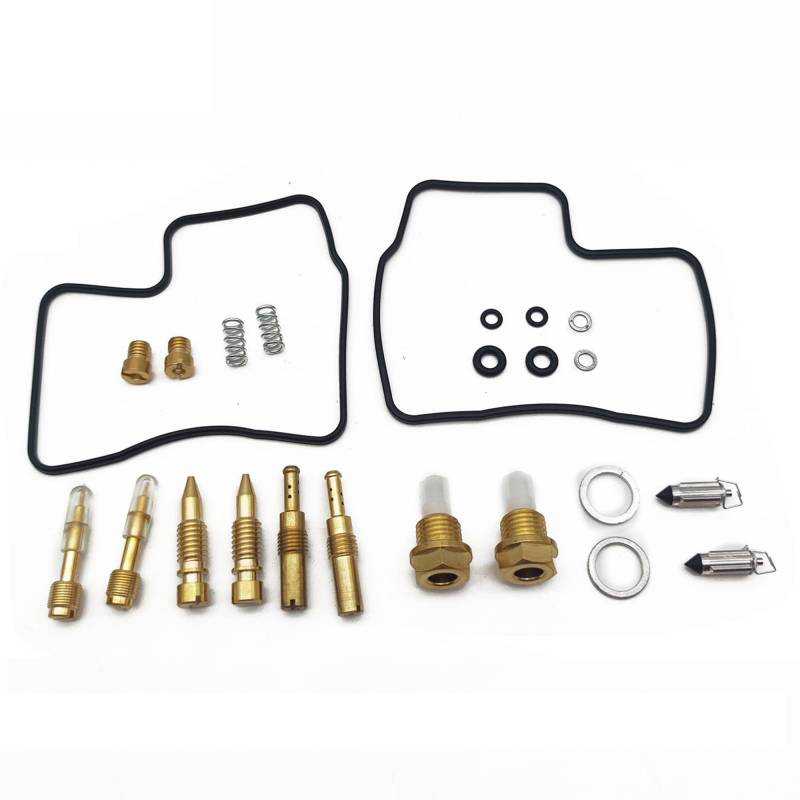 Motorrad-Motor Vergaser Reparatursatz Nadel Ventil Dichtung Luftschraube für Honda Hawk GT650 NT650 GT NT 650 1988-1991 (2 Sets) von CXQC