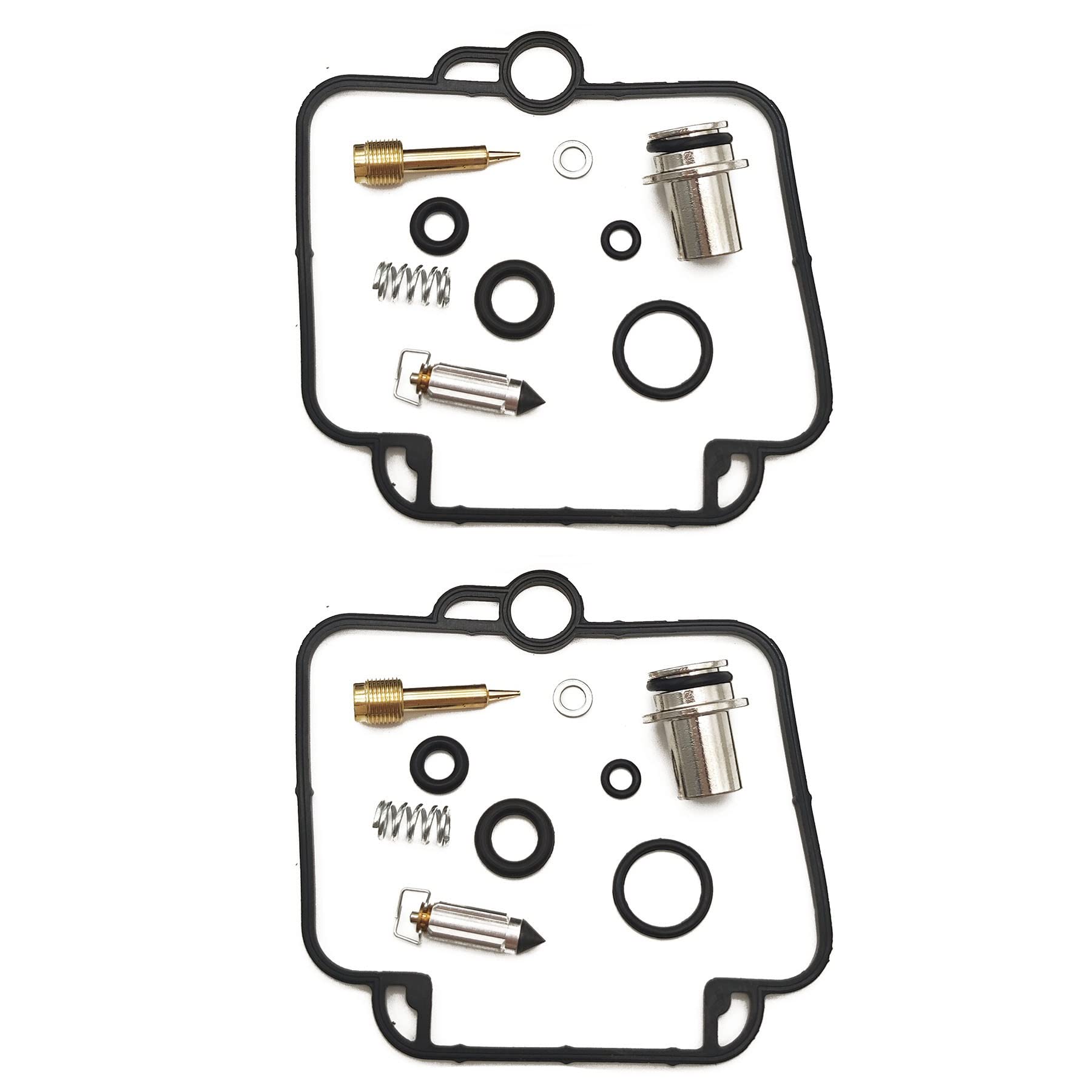 Motorrad-Motorvergaserreparatursatz, schwimmende Nadelsitzteile für Suzuki GS500E 1994–2000 GS 500 GS500 E (2 Set) von CXQC