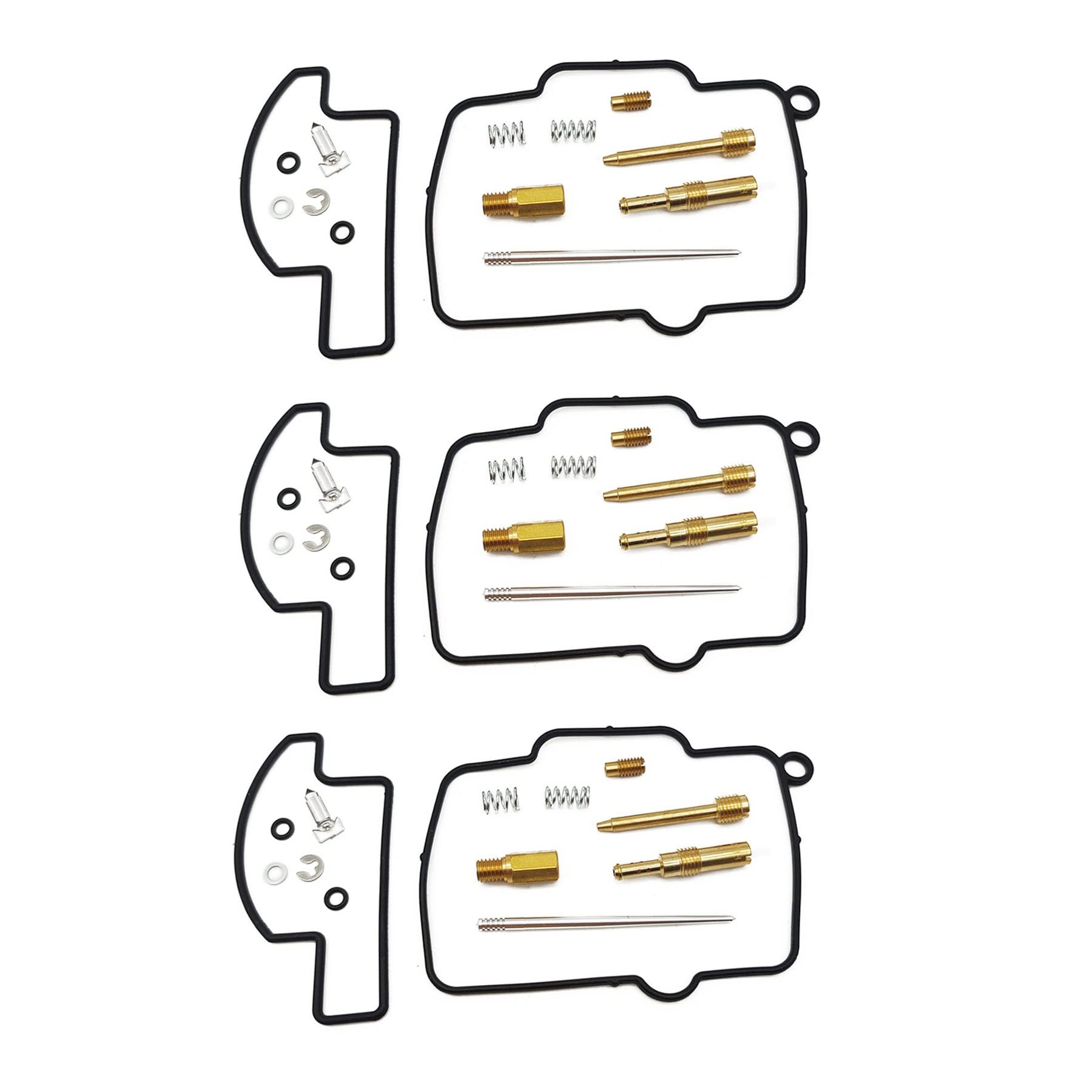 Vergaser-Reparatur-Set für Yamaha YZ250 2002–2006 YZ 250 (3 Sätze) von CXQC