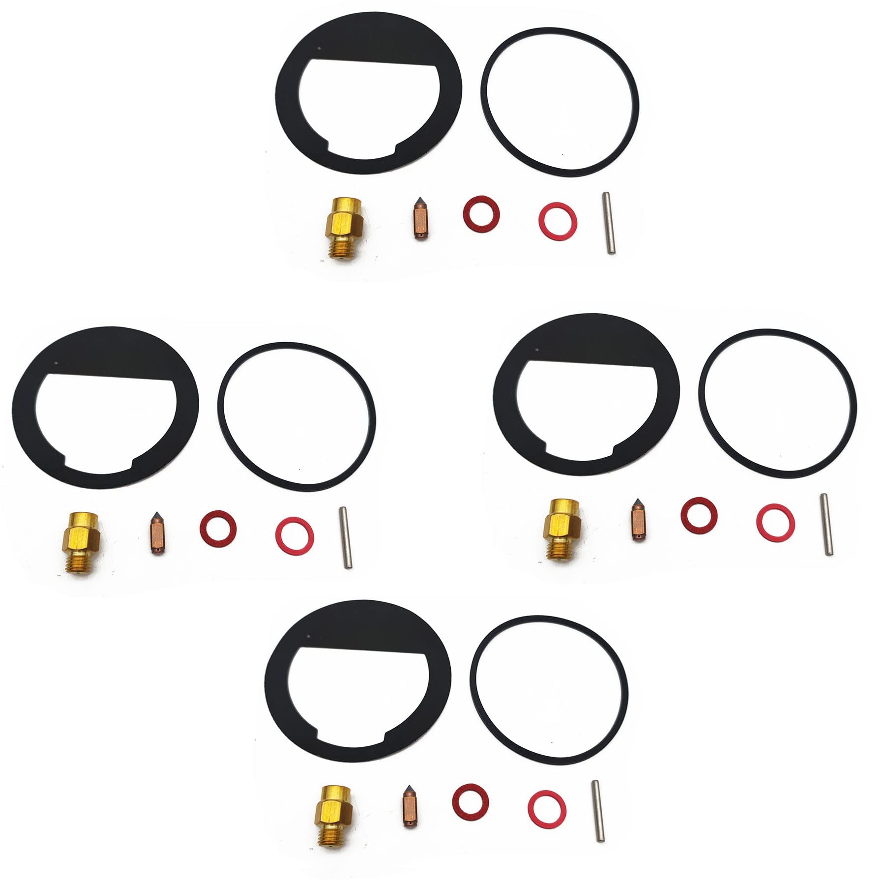 Vergaser-Reparatursatz, Nadelventildichtung für Kohler K90 K91 K141 K160 K161 K181 K191 K241 K301 K321 K330 K331 K341 (4 Sets) von CXQC