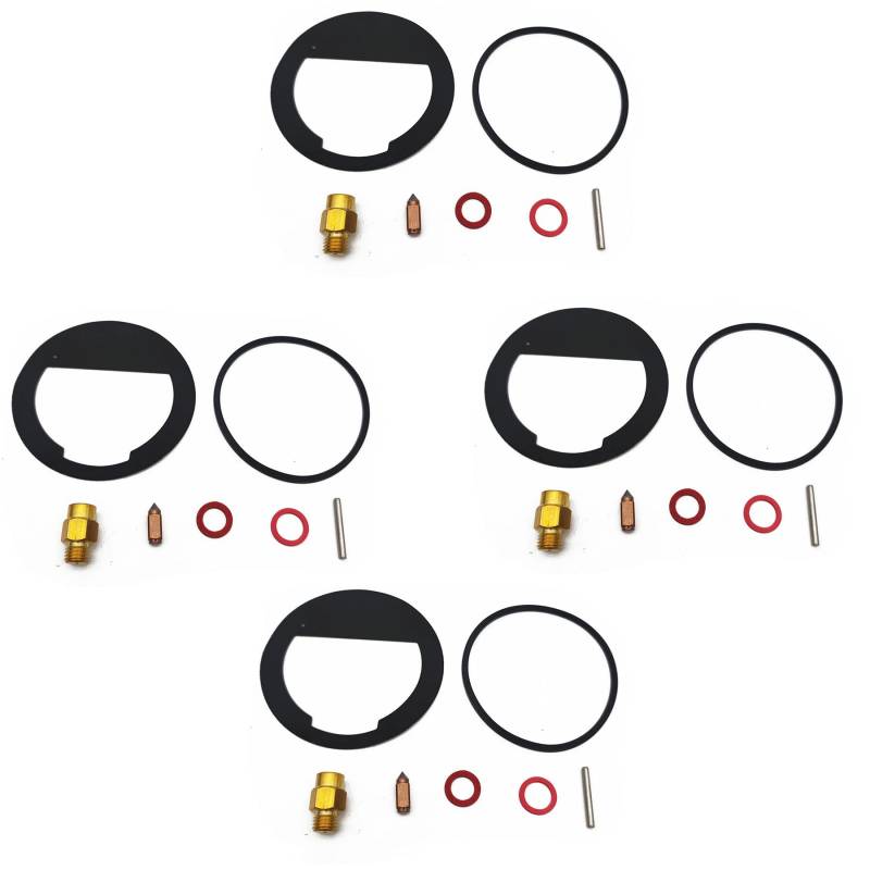 Vergaser-Reparatursatz, Nadelventildichtung für Kohler K90 K91 K141 K160 K161 K181 K191 K241 K301 K321 K330 K331 K341 (4 Sets) von CXQC