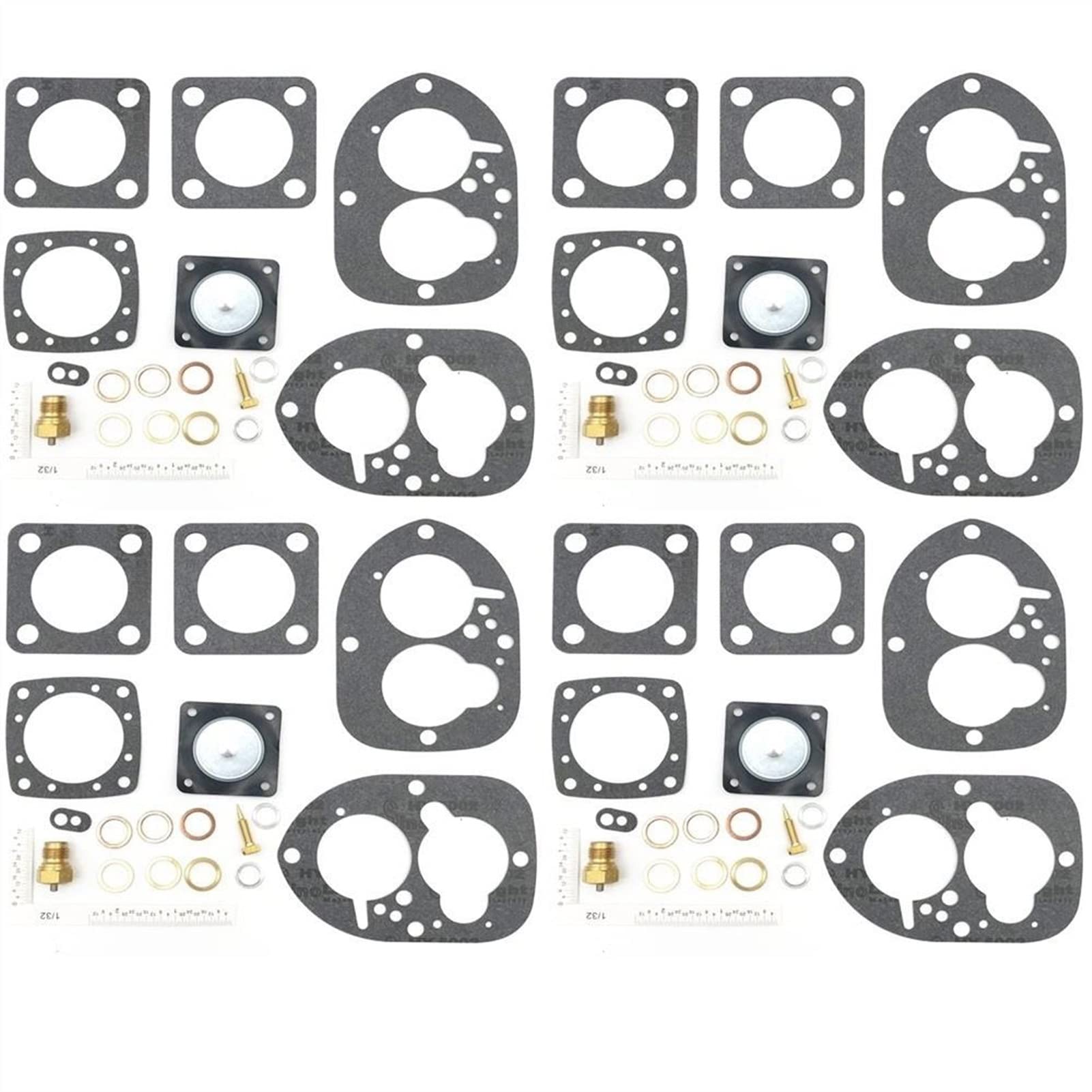 Vergaser-Reparatursatz für Penta Inboard Marine AQ BB 841292 856471 856472 841836-0 18-7000 (4 Set) von CXQC