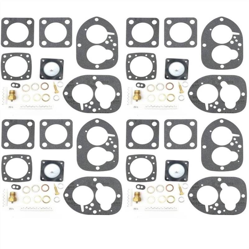 Vergaser-Reparatursatz für Penta Inboard Marine AQ BB 841292 856471 856472 841836-0 18-7000 (4 Set) von CXQC