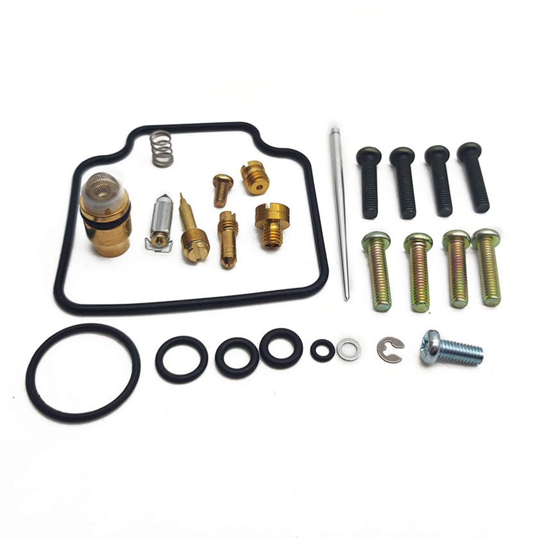 Vergaser-Reparatursatz für Yamaha XT225 2001–2007 XT 225 Kraftstoffsystem, schwimmende Nadel, Sitzdichtung, Luftschraubenteile (1 Set) von CXQC