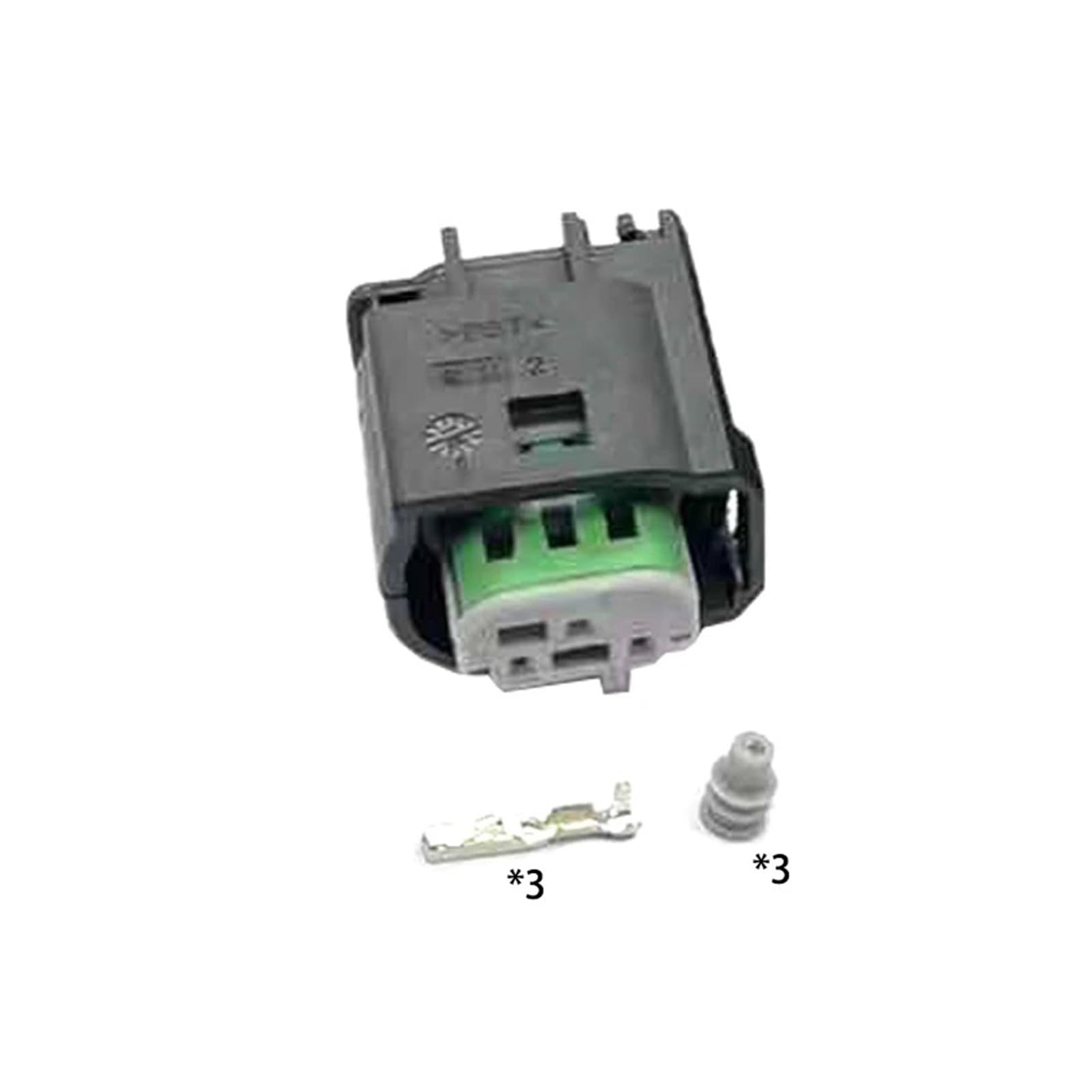 CXVFY 1 Satz von 3-polig 968402-1 1-967642-1 9-967081-1 Sensor, Gaspedal kompatibel mit Auto Wasserdicht Stecker 1J0 972 483A 8E0971934(3p weiblich) von CXVFY