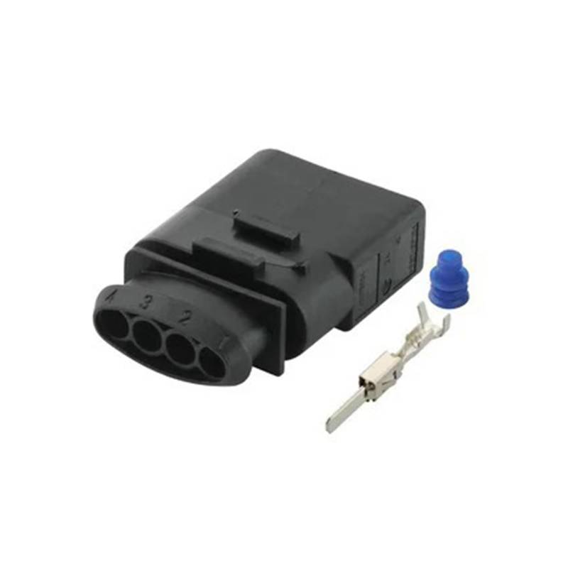 CXVFY Auto 4pin Stecker kompatibel 1J0973824 1J 0 973 824 Kabelbaum Stecker 1534159-1 Mit Terminals Und Dichtungen(Wire with 20cm) von CXVFY