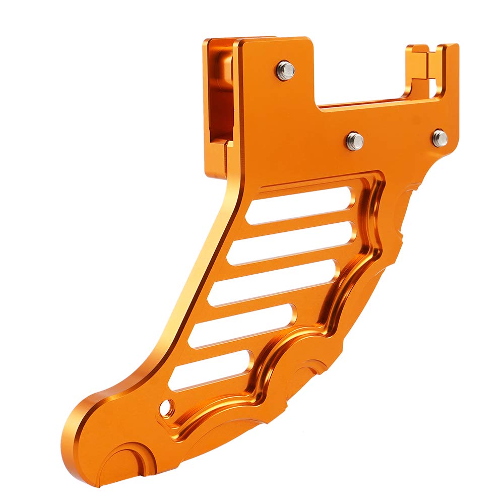 CXVFY Bremsscheibenschutz hinten, kompatibel mit 125 200 250 300 350 400 450 530 EXC EXCF XCW XCFW SX SX XC XCF 6 Tage TPI 2004–2022 (Orange-01) von CXVFY