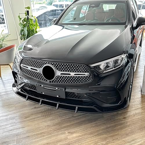 Frontspoiler für Mercedes-Benz GLC-Class X254 GLC260 300 2023+, Frontstoßstange Lippe, Frontspoiler Frontlippe, Auto Stoßstangenschutz Frontstoßstangenlippe, Carbon Fiber Pattern von CXWQSB66