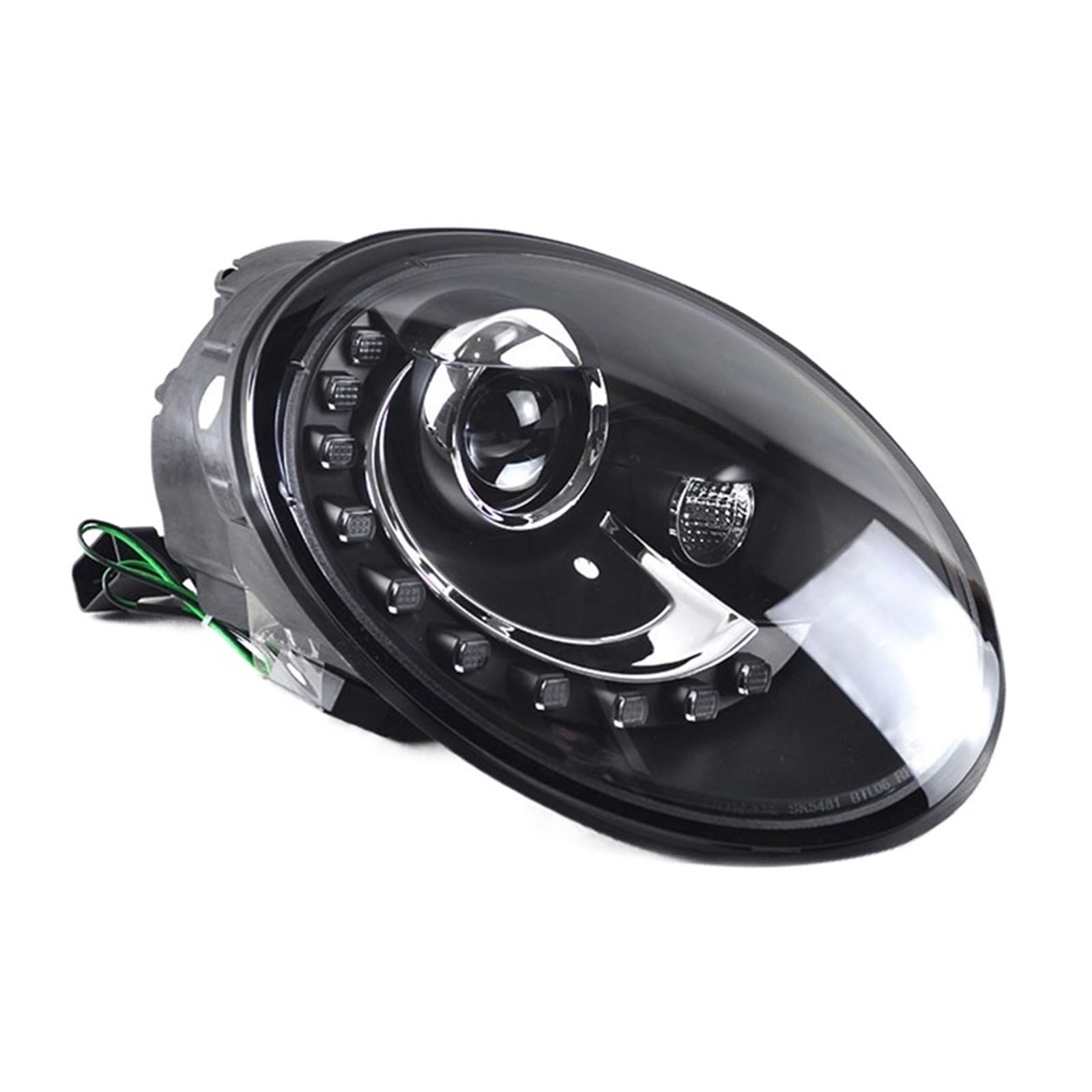 Auto Styling Kompatibel for VW 1998-2013 LED Scheinwerfer Kompatibel for Käfer Kopf Lampe LED Tagfahrlicht LED DRL Bi-Xenon HID(4300K,2006-2013) von CXYLOVELG