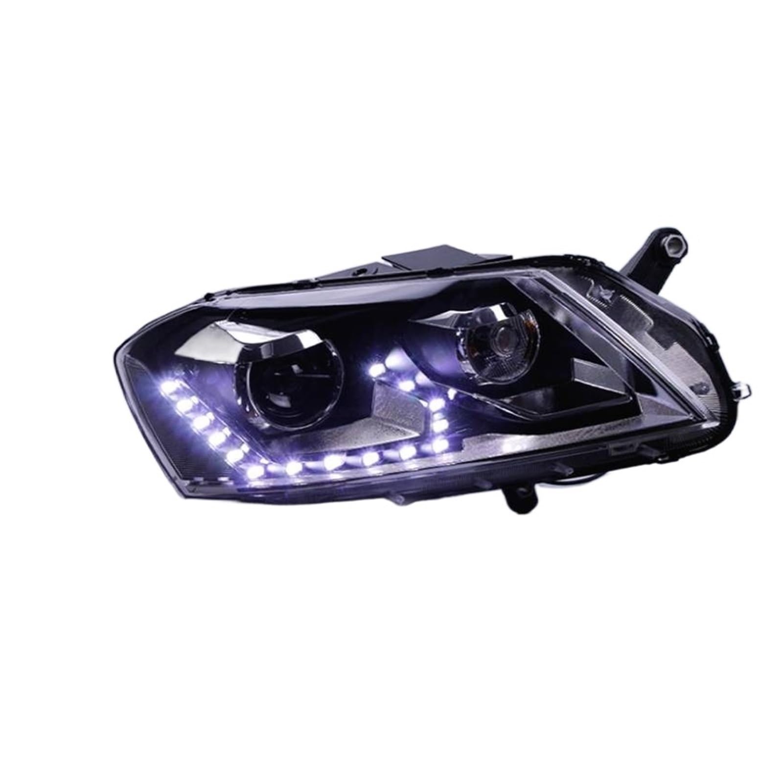 Auto Styling Kompatibel for VW Passat B7 Scheinwerfer 2012-2017 Magotan LED Scheinwerfer DRL Hid Kopf Lampe Angel Eye Bi Xenon Strahl Zubehör(6000K) von CXYLOVELG