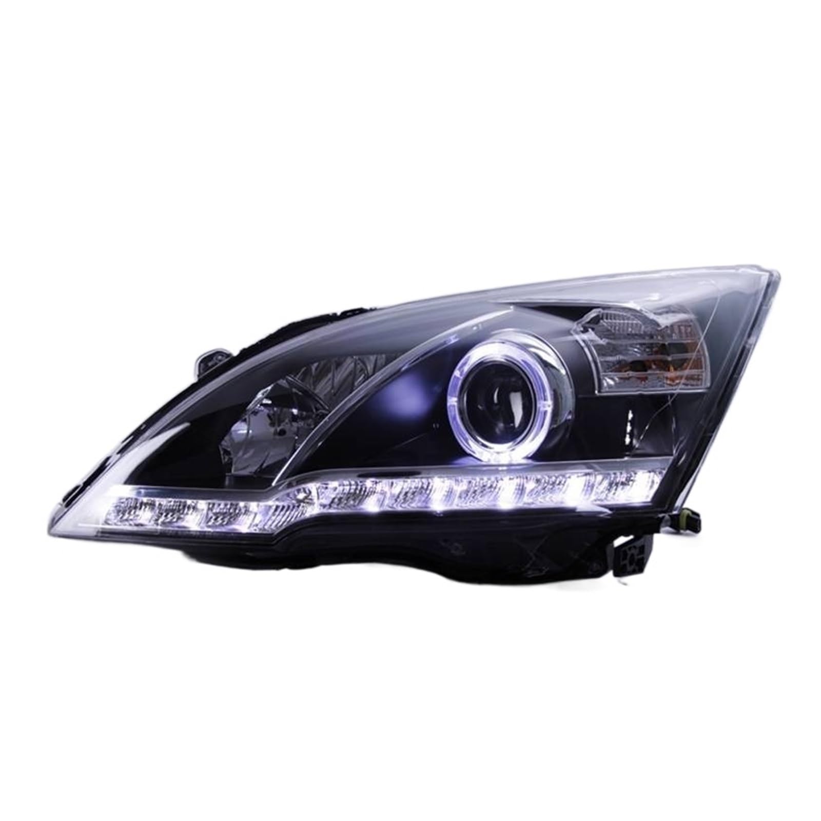 Autozubehör kompatibel for Honda CRV Scheinwerfer 2007 2008–2011 for CRV LED-Kopflampe Angel Eye LED DRL Frontleuchte Bi-Xenon-Objektiv Xenon(4300K White Yellow,35W) von CXYLOVELG