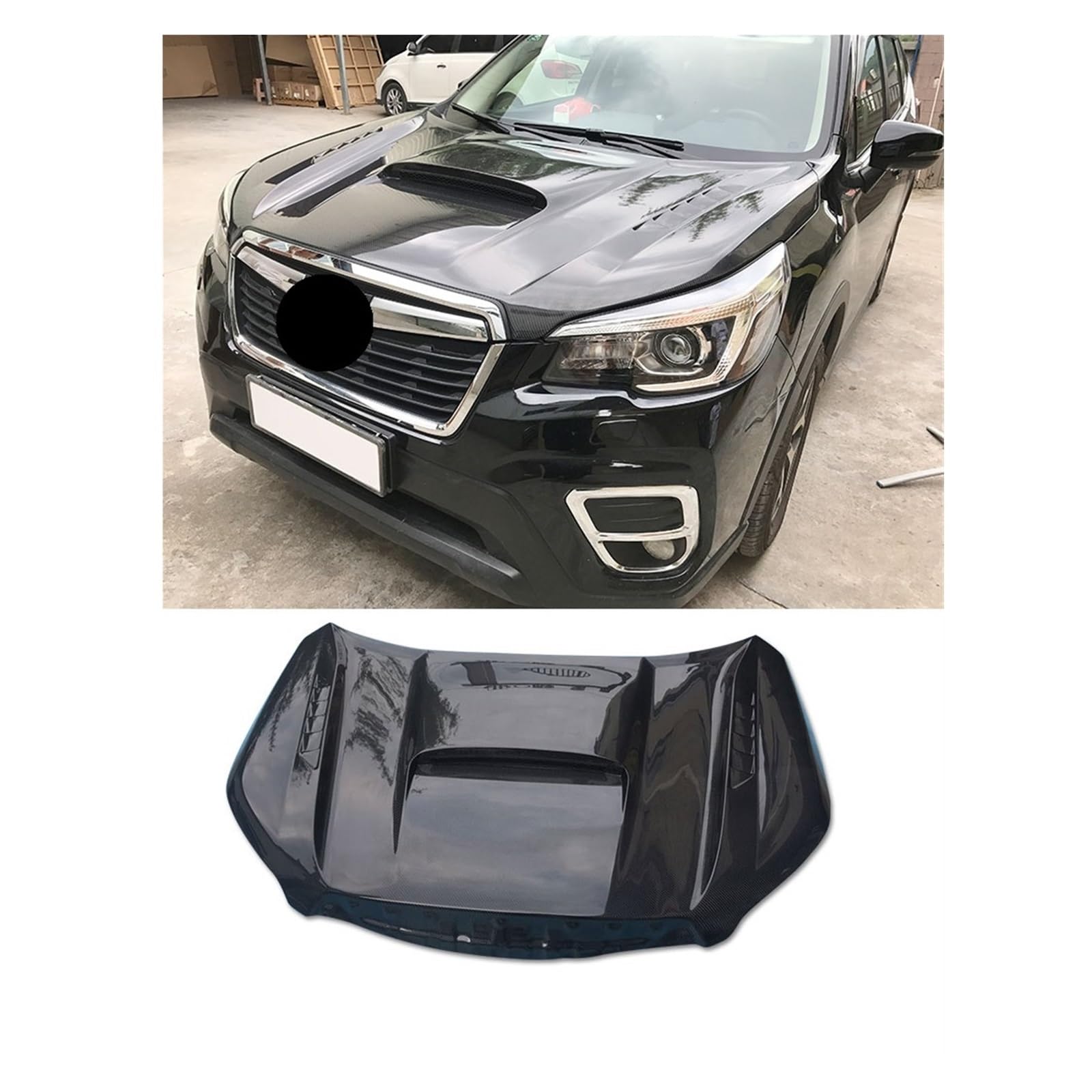 Kompatibel for Subaru Forester XV Lions Modifizierten Kohlenstoff-Faser Motor Front Hood Mesh Sti Aussehen Teile Surround(Five Generation Fore) von CXYLOVELG