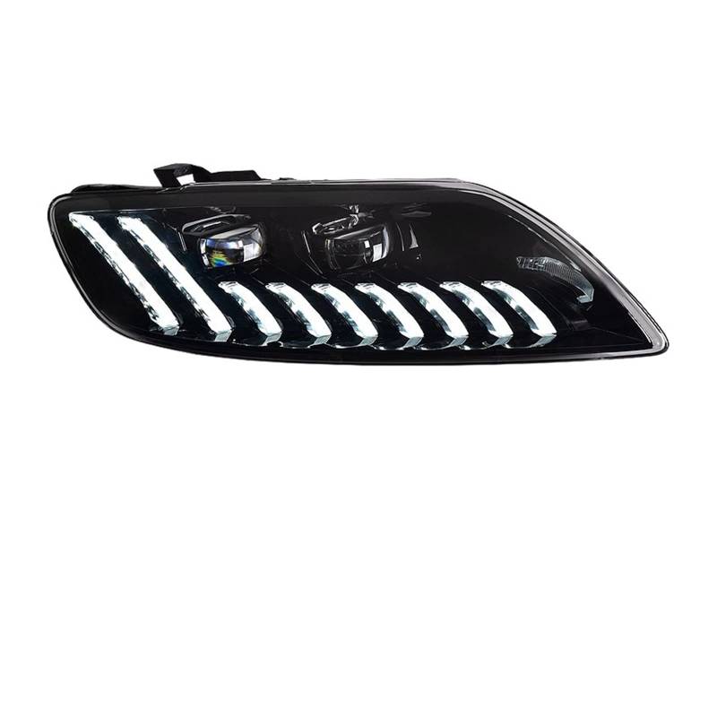 Scheinwerferbaugruppe kompatibel for Audi Q7 2006–2015, LED-Tagfahrlicht, LED-Doppelstrahllinse, LED-sequentieller Blinker(For Q7 2010-2015 AFS) von CXYLOVELG