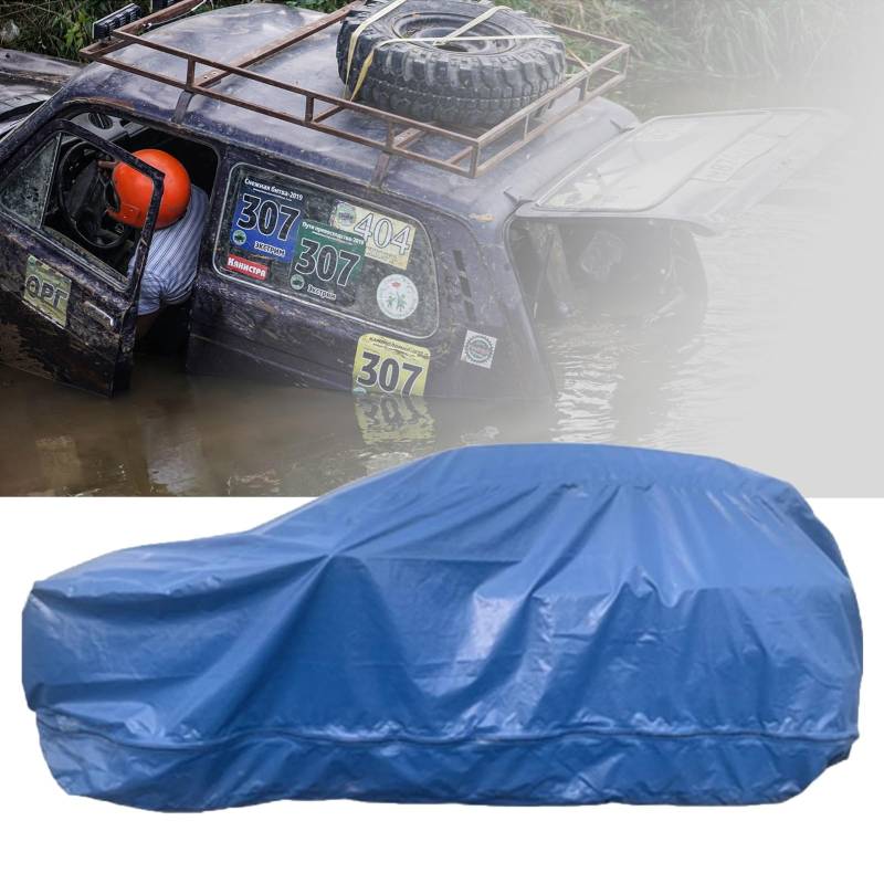 Autoabdeckung Auto-Hochwasserschutztasche, Auto-Luftpolster-Abdeckung, wiederverwendbare Auto-Abdeckung mit wasserdichtem IP67-Reißverschluss, Auto-Schutz für Limousine, Outdoor, Schnee, Regen, Wetter von CYHTYM